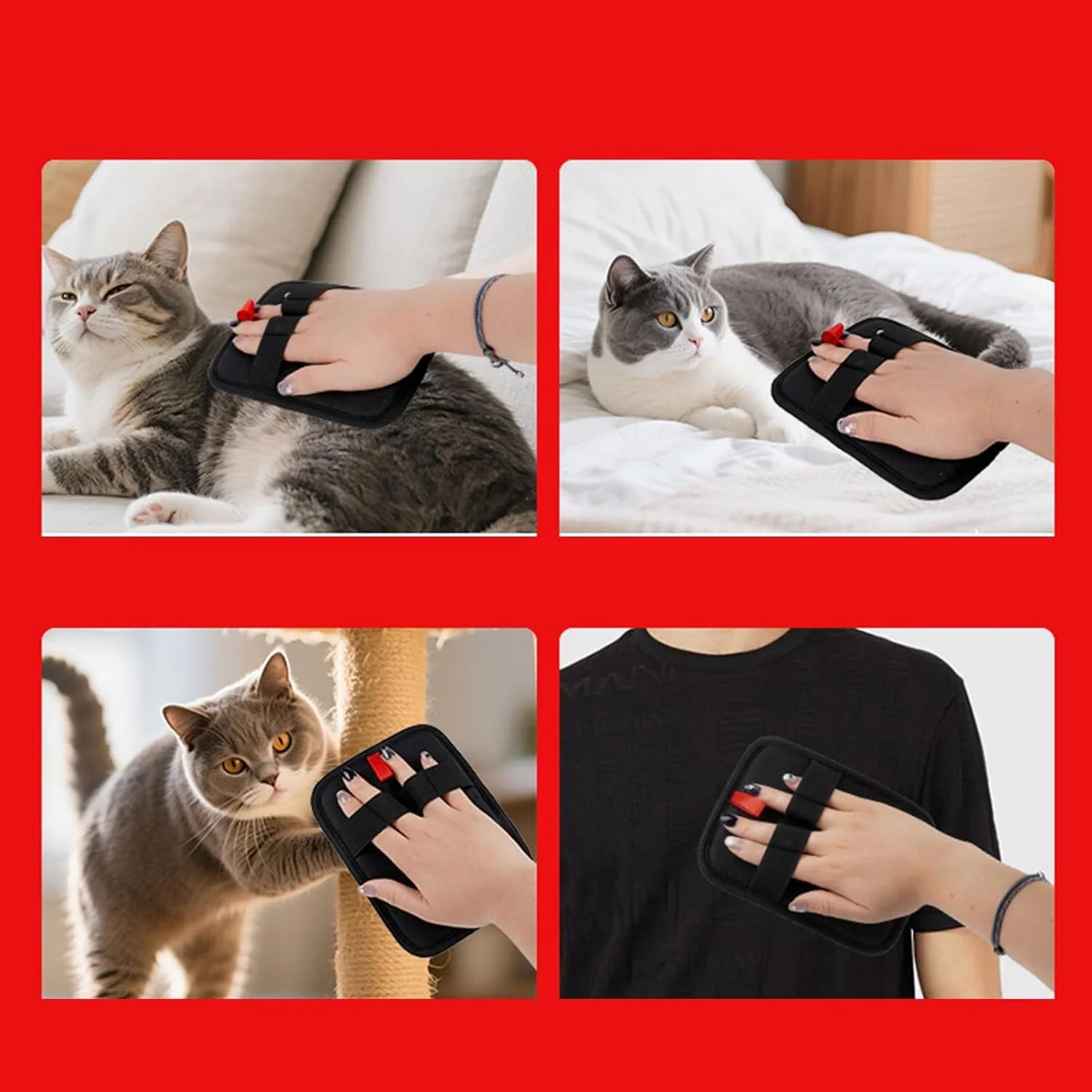 دستکش الکترواستاتیک پاک کننده موی حیوانات خانگی، دستکش الکترواستاتیک برای حذف موی حیوانات خانگی | دستکش تمیز کننده ارگونومیک ضد الکتریسیته ساکن قابل شستشو و استفاده مجدد برای تمیز کردن مبل، کاناپه، مبلمان و فرش دستکش الکترواستاتیک پاک کننده موی حیوانات خانگی، دستکش الکترواستاتیک برای حذف موی حیوانات خانگی | دستکش تمیز کننده ارگونومیک ضد الکتریسیته ساکن قابل شستشو و استفاده مجدد برای تمیز کردن مبل، کاناپه، مبلمان و فرش