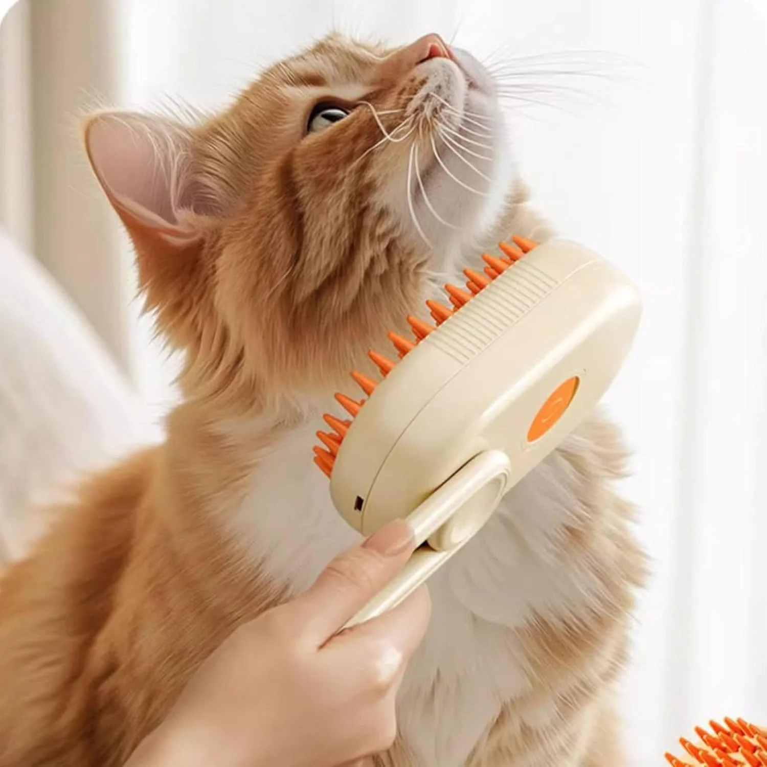 برس حیوانات خانگی برای گربه ها | برس موی سگ لوازم نظافت گربه | شانه تمیز کننده شارژی لوازم حیوانات خانگی برای از بین بردن مو، گره باز کردن و تمیز کردن زیرپوشش موی بچه گربه و توله سگ مناسب فضای داخلی برس حیوانات خانگی برای گربه ها | برس موی سگ لوازم نظافت گربه | شانه تمیز کننده شارژی لوازم حیوانات خانگی برای از بین بردن مو، گره باز کردن و تمیز کردن زیرپوشش موی بچه گربه و توله سگ مناسب فضای داخلی
