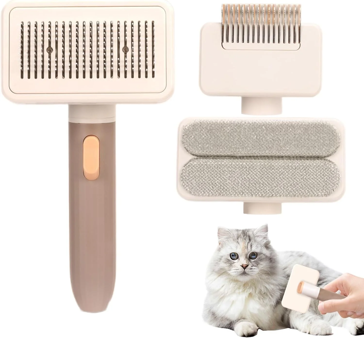 برس ریزش مو سگ - شانه ابزار نظافت حیوانات خانگی ماساژور، پاک کننده پرز موی گربه | برای سگ ها توله سگ ها بچه گربه ها سالن خانه حمام اسپا دوش مسافرت در فضای باز برس ریزش مو سگ - شانه ابزار نظافت حیوانات خانگی ماساژور، پاک کننده پرز موی گربه | برای سگ ها توله سگ ها بچه گربه ها سالن خانه حمام اسپا دوش مسافرت در فضای باز