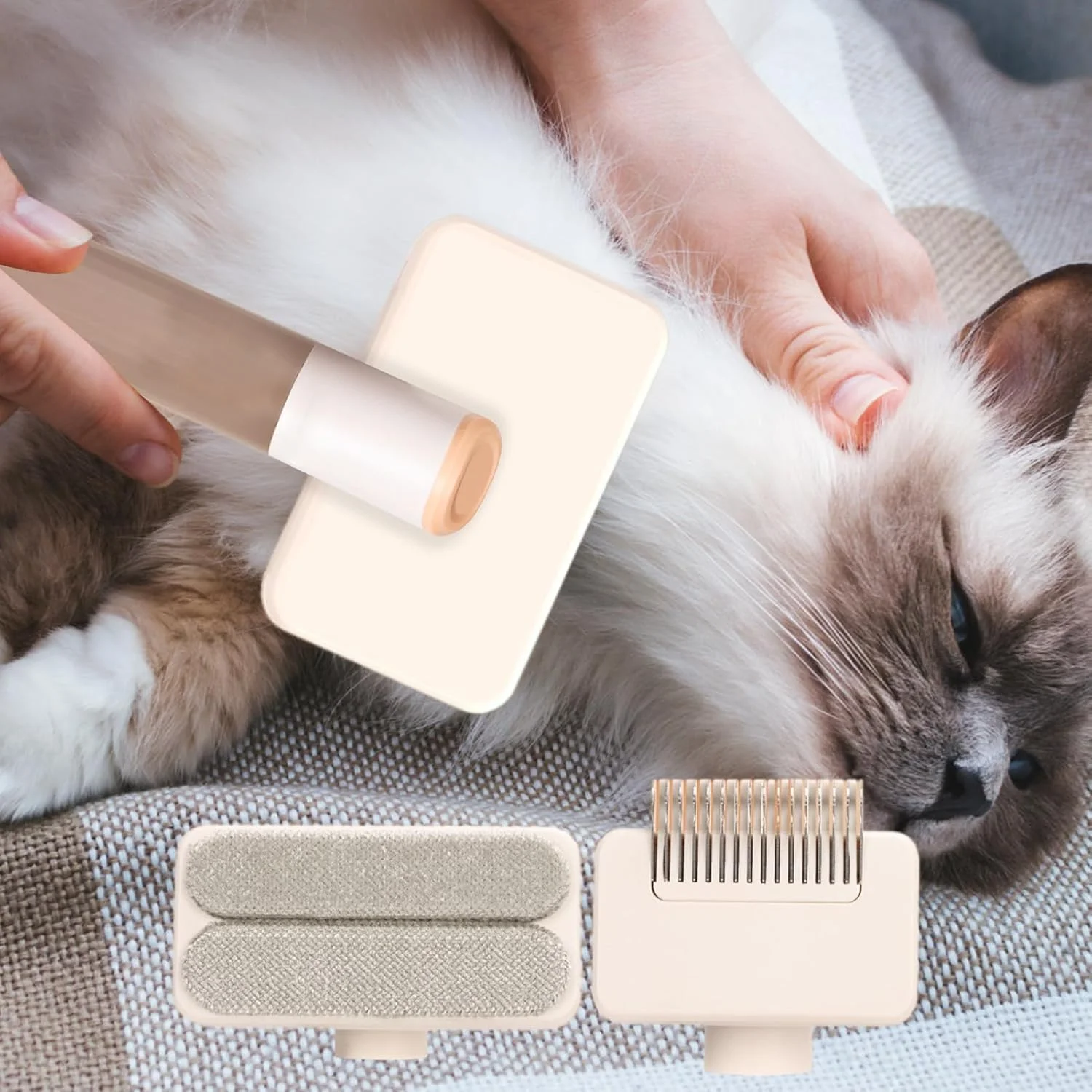 برس گربه برای ریزش مو | ابزار شانه ماساژ و نظافت حیوانات خانگی | برس گربه مو بلند - مناسب برای سگ، توله سگ، بچه گربه، استفاده در منزل، سالن، حمام، اسپا، دوش، مسافرت در فضای باز برس گربه برای ریزش مو | ابزار شانه ماساژ و نظافت حیوانات خانگی | برس گربه مو بلند - مناسب برای سگ، توله سگ، بچه گربه، استفاده در منزل، سالن، حمام، اسپا، دوش، مسافرت در فضای باز