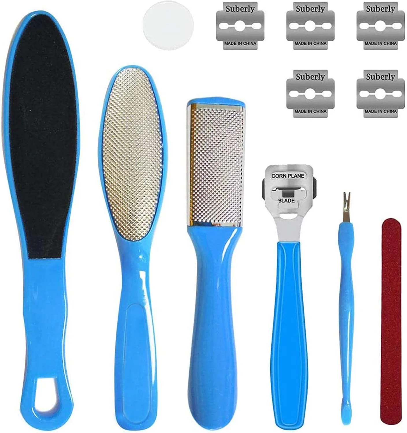 ست پدیکور حرفه ای 7 تکه KASTWAVE، 8 در 1 فایل های پای استیل ضد زنگ، ابزار پدیکور مراقبت از پا، ست ابزار تمیز کننده پوست مرده پا، ناخن گیر ناخن پا، ست مراقبت از پا ست پدیکور حرفه ای 7 تکه KASTWAVE، 8 در 1 فایل های پای استیل ضد زنگ، ابزار پدیکور مراقبت از پا، ست ابزار تمیز کننده پوست مرده پا، ناخن گیر ناخن پا، ست مراقبت از پا