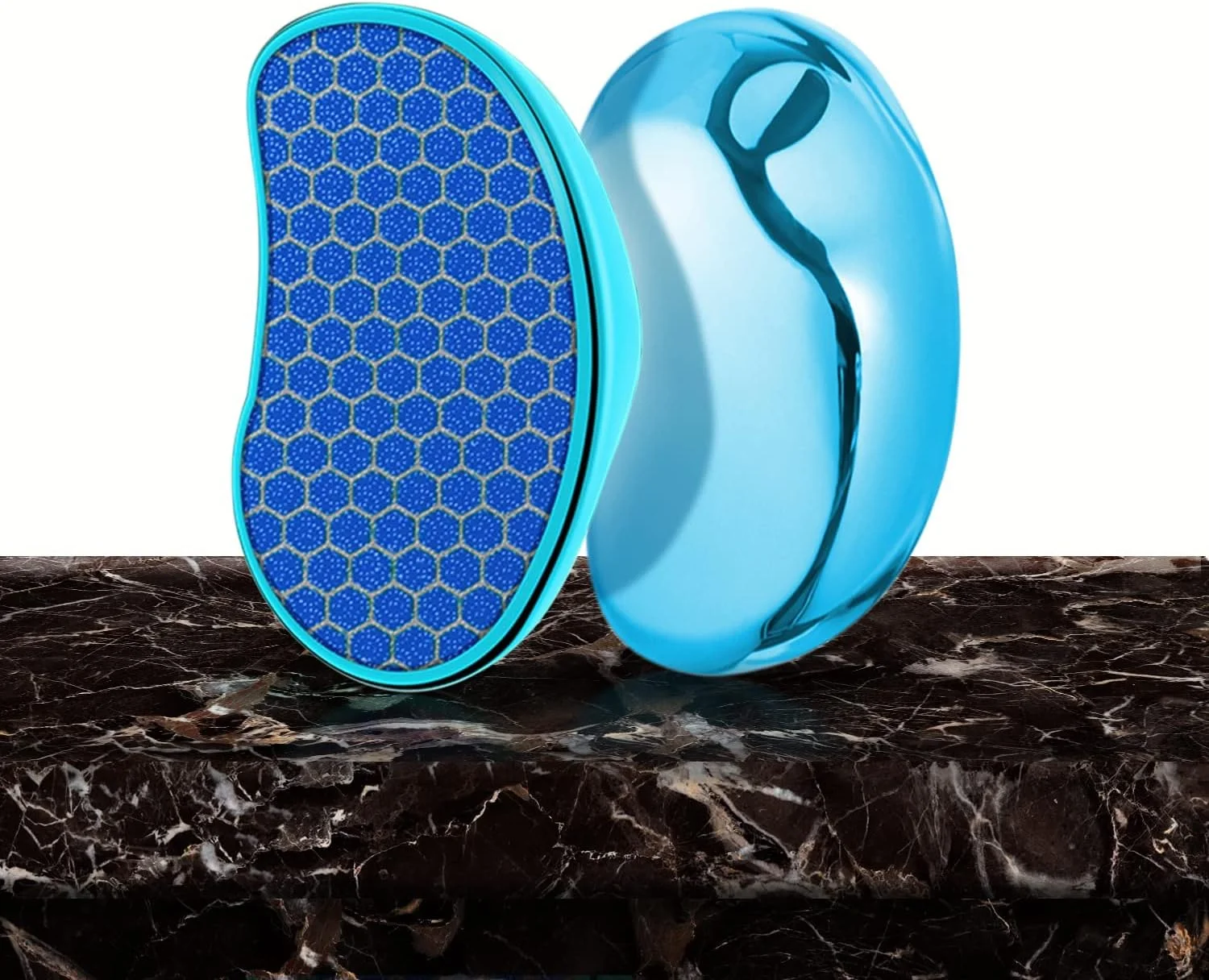 سوهان پدیکور شیشه ای KASTWAVE، سنگ پا نانو کریستالی نوآورانه برای استفاده در سفر، اسکرابر پدیکور قابل حمل برای پاشنه های ترک خورده (لانه زنبوری) سوهان پدیکور شیشه ای KASTWAVE، سنگ پا نانو کریستالی نوآورانه برای استفاده در سفر، اسکرابر پدیکور قابل حمل برای پاشنه های ترک خورده (لانه زنبوری)