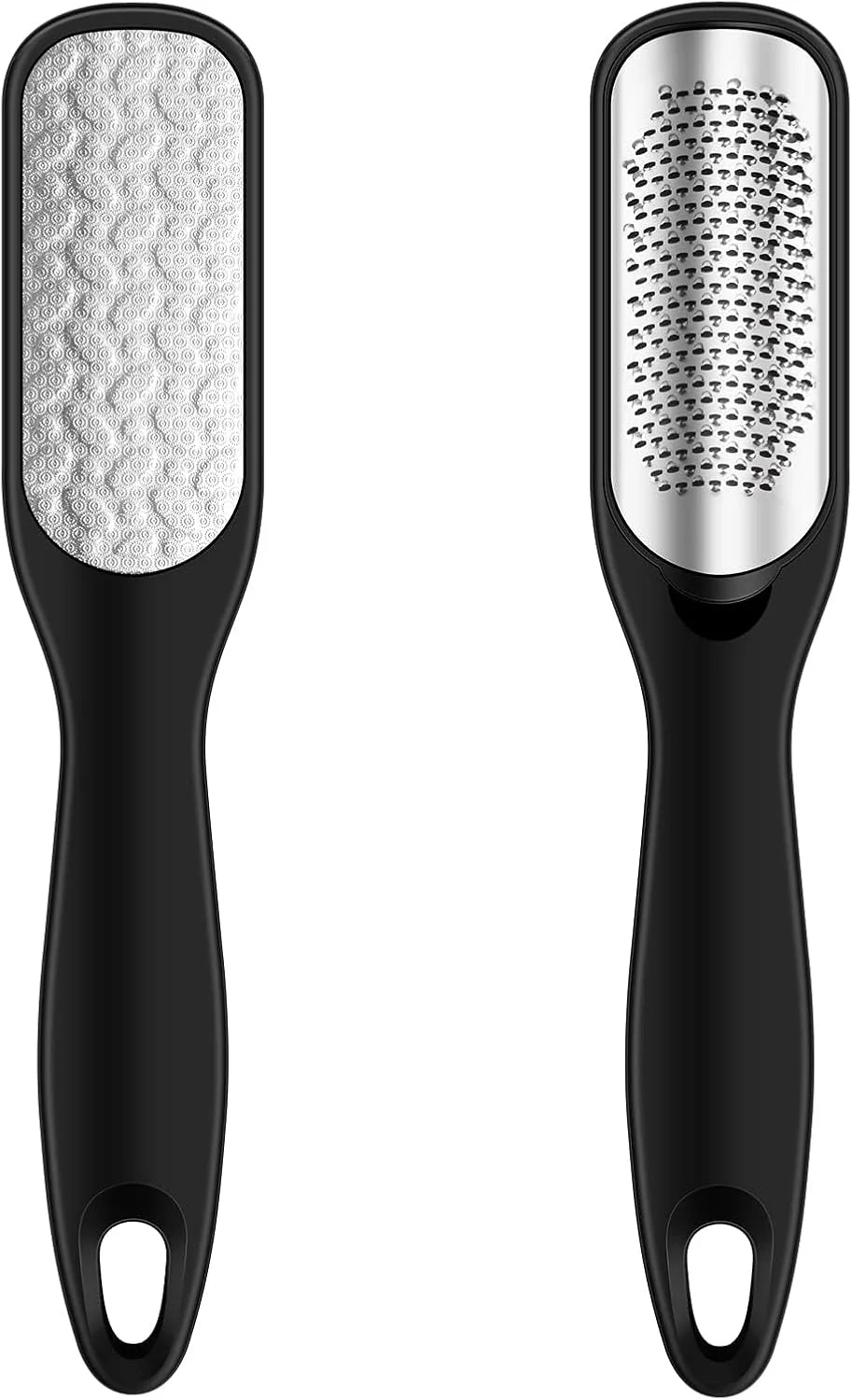 سوهان پا دو طرفه KASTWAVE، از بین برنده پینه و پوست مرده به همراه محفظه نگهداری، ابزار حرفه ای خراشنده پا از جنس استیل ضد زنگ، سوهان پا برای از بین بردن پوست های ترک خورده، مرده، ضخیم، خشک و سخت