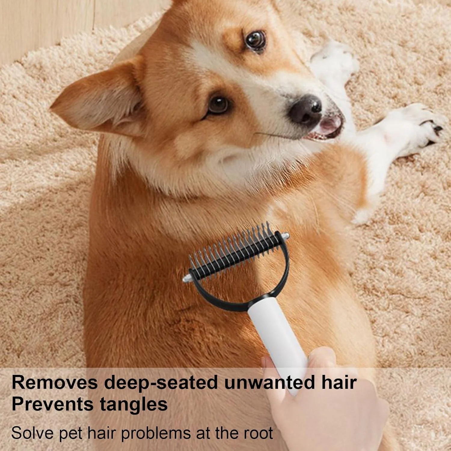 برس ریزش موی گربه، ست شانه ماساژ 4 در 1 توله سگ | شانه سوزنی توله سگ | برای ریزش مو، حمام کردن، ماساژ سگ ها، گربه ها، منزل، سالن، داخل و خارج از منزل