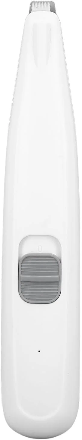 ماشین اصلاح بی سیم سگ Asixxsix، ماشین اصلاح کم صدا USB قابل شارژ برای گربه ها و حیوانات خانگی کوچک برای اصلاح موهای اطراف پنجه ها، چشم ها، گوش ها، صورت، کپل (سفید)