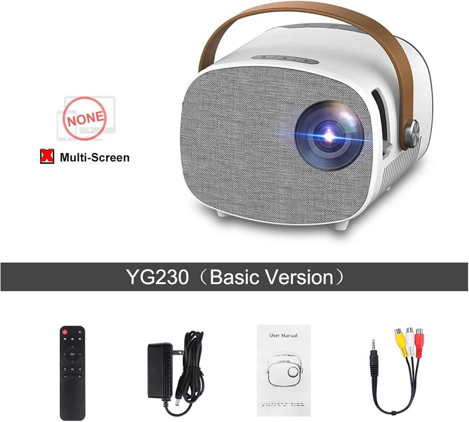 پروژکتور مینیاتوری و زیبای SJHDKLW مدل PK YG300 YG310، پروژکتور قابل حمل برای ویدیوهای 1080P، سینمای خانگی، وای فای، چند صفحه نمایش، پخش کننده مینی رسانه برای گوشی و تلویزیون (نسخه پایه) پروژکتور مینیاتوری و زیبای SJHDKLW مدل PK YG300 YG310، پروژکتور قابل حمل برای ویدیوهای 1080P، سینمای خانگی، وای فای، چند صفحه نمایش، پخش کننده مینی رسانه برای گوشی و تلویزیون (نسخه پایه)