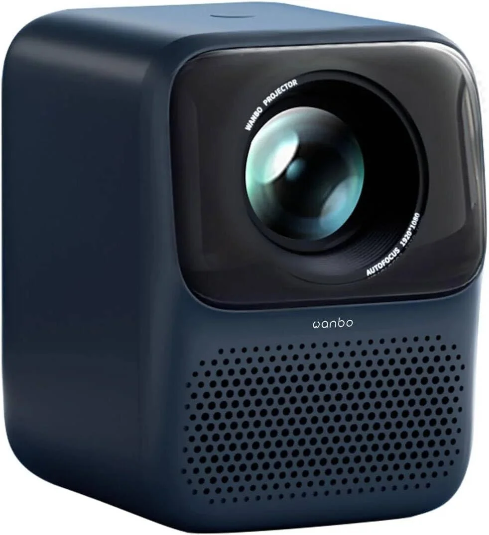 پروژکتور قابل حمل فول اچ دی 1080p وانبو T2 Max (جدید) - اندروید تی وی 9 با وای فای 6، بلوتوث 5.1 || فوکوس خودکار || طراحی مینیمال || سایز کوچک، اسپیکرهای استریو 6 واتی داخلی || حافظه داخلی 16 گیگابایتی || رنگ آبی پروژکتور قابل حمل فول اچ دی 1080p وانبو T2 Max (جدید) - اندروید تی وی 9 با وای فای 6، بلوتوث 5.1 || فوکوس خودکار || طراحی مینیمال || سایز کوچک، اسپیکرهای استریو 6 واتی داخلی || حافظه داخلی 16 گیگابایتی || رنگ آبی