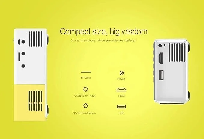 پروژکتورهای ویدئویی مینی، پروژکتور LED قابل حمل 1080P مناسب فیلم های داخل/خارج از خانه، پشتیبانی از HDMI، USB، پروژکتور جیبی تلفن هوشمند برای مهمانی، کمپینگ، خانه پروژکتورهای ویدئویی مینی، پروژکتور LED قابل حمل 1080P مناسب فیلم های داخل/خارج از خانه، پشتیبانی از HDMI، USB، پروژکتور جیبی تلفن هوشمند برای مهمانی، کمپینگ، خانه