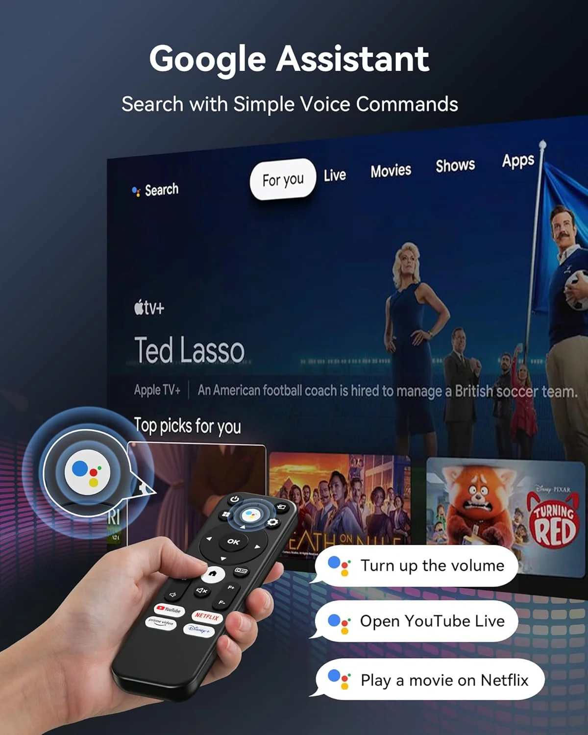 پروژکتور 4K با WiFi و بلوتوث، پروژکتور فیلم فضای باز 1800 ANSI با بیش از 10000 برنامه داخلی، پروژکتور هوشمند خانگی قابل حمل 1080P، کنترل صوتی و فوکوس خودکار/کیستون، بلندگوی دوگانه پروژکتور 4K با WiFi و بلوتوث، پروژکتور فیلم فضای باز 1800 ANSI با بیش از 10000 برنامه داخلی، پروژکتور هوشمند خانگی قابل حمل 1080P، کنترل صوتی و فوکوس خودکار/کیستون، بلندگوی دوگانه