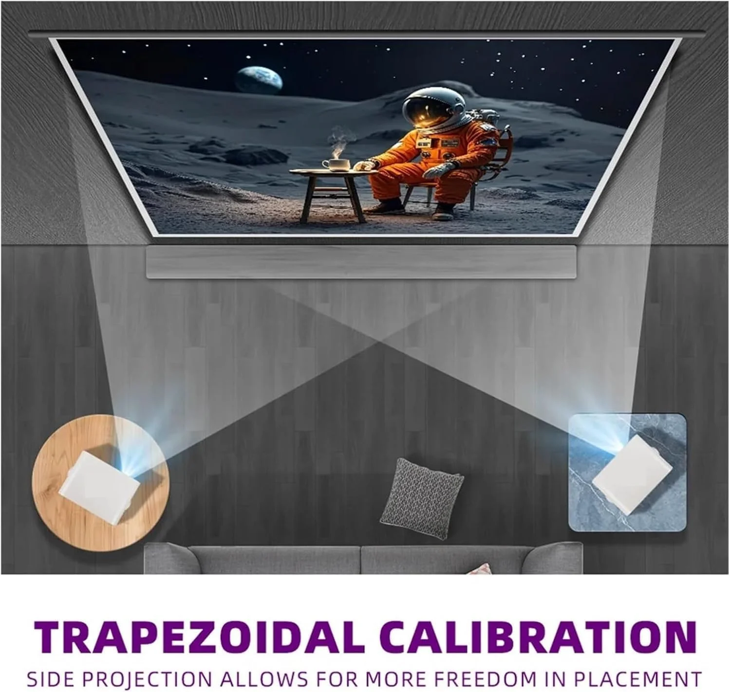 پروژکتور هوشمند قابل حمل Derovan Android 13.0 – پشتیبانی از 4K، کیفیت تصویر اصلی 1080P HD، روشنایی 18000 لومن، Wi-Fi 6، بلوتوث 5.2، فوکوس الکترونیکی، اصلاح زاویه 6D، سازگار با نتفلیکس، هولو، یوتیوب – سینمای خانگی، فضای باز پروژکتور هوشمند قابل حمل Derovan Android 13.0 – پشتیبانی از 4K، کیفیت تصویر اصلی 1080P HD، روشنایی 18000 لومن، Wi-Fi 6، بلوتوث 5.2، فوکوس الکترونیکی، اصلاح زاویه 6D، سازگار با نتفلیکس، هولو، یوتیوب – سینمای خانگی، فضای باز