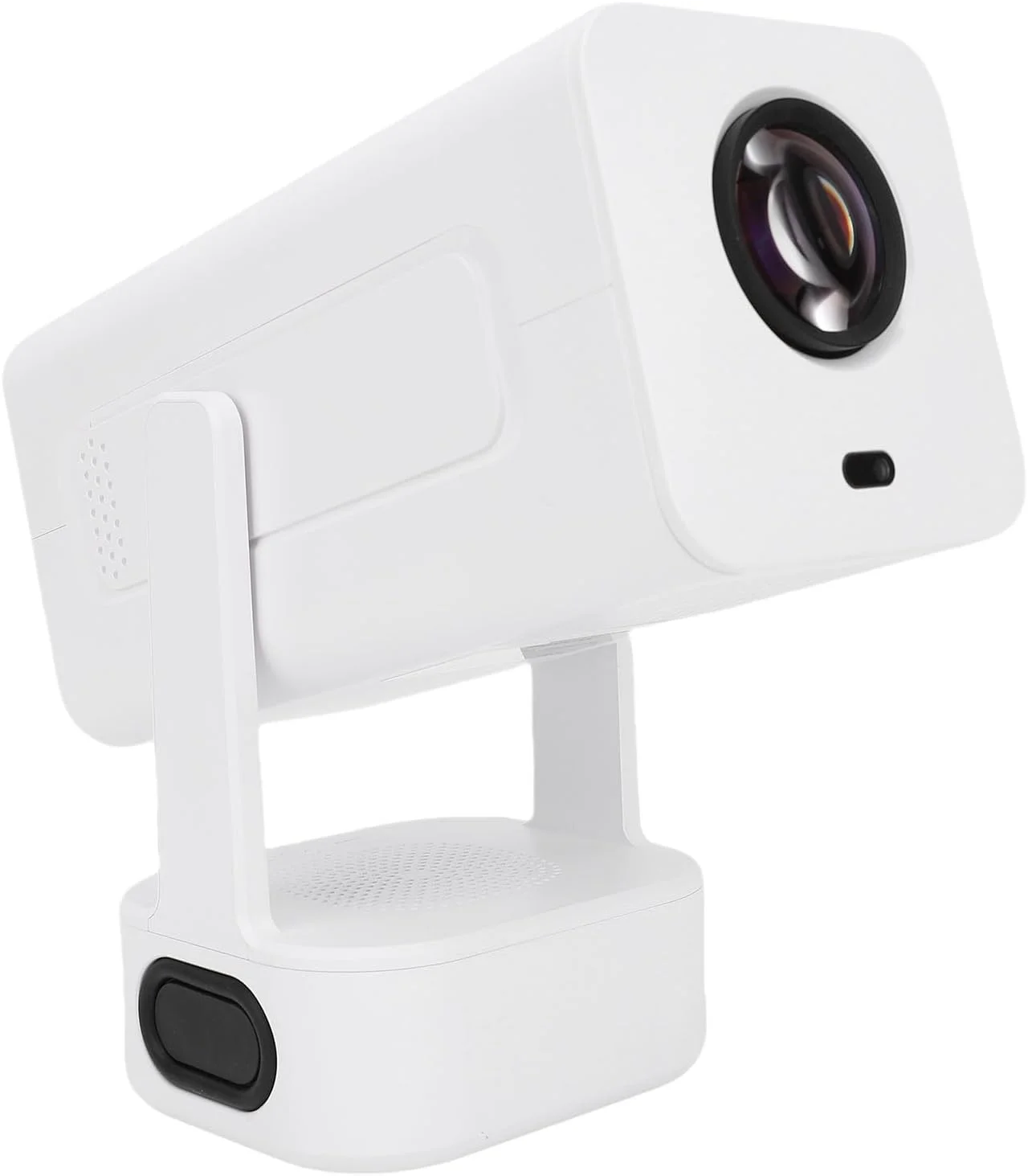 پروژکتور 4K کرایفوکت، پروژکتور مینی قابل حمل وای فای بلوتوث 5.2 1080P FHD با کنترل از راه دور، پروژکتور فیلم با تصحیح خودکار کیستون کابل چند رسانه ای HD برای تلفن لپ تاپ (دوشاخه UK)