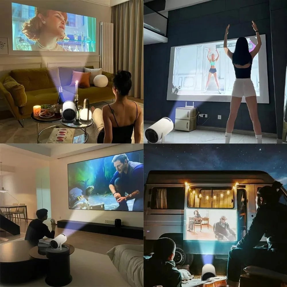 پروژکتور مینی CRONY WIFI 6 و بلوتوث 4K با پشتیبانی از 1080P، پروژکتور قابل حمل با چرخش 180 درجه و صفحه نمایش 130 اینچی، پروژکتور فیلم 4000 برنامه، تصحیح خودکار کیستون، سازگار با لپ تاپ، کامپیوتر و تلفن هوشمند پروژکتور مینی CRONY WIFI 6 و بلوتوث 4K با پشتیبانی از 1080P، پروژکتور قابل حمل با چرخش 180 درجه و صفحه نمایش 130 اینچی، پروژکتور فیلم 4000 برنامه، تصحیح خودکار کیستون، سازگار با لپ تاپ، کامپیوتر و تلفن هوشمند