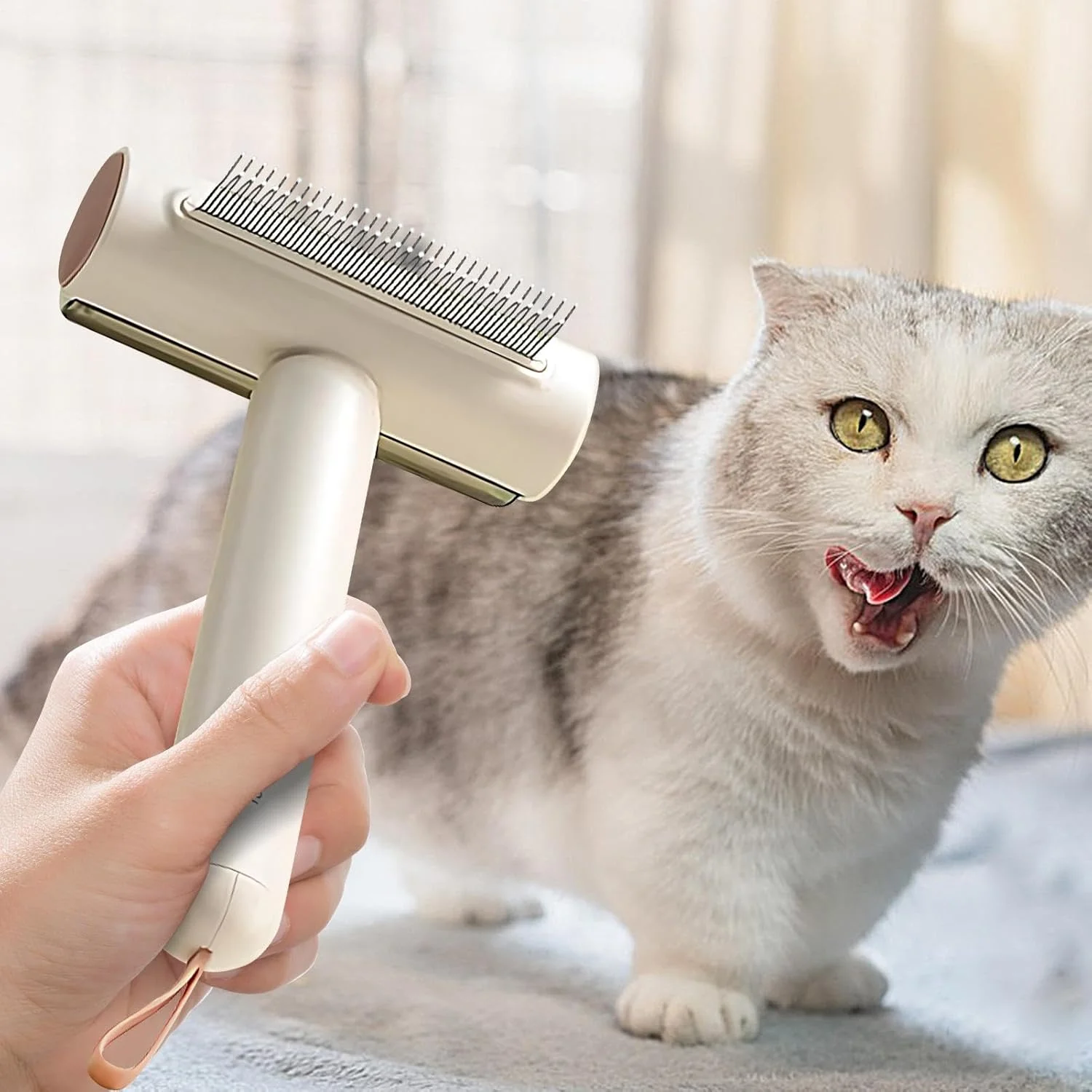 شانه گربه | برس سگ برای نظافت | شانه گره باز کن قابل حمل گربه برای حیوانات خانگی کوچک و بزرگ، بچه گربه ها و توله سگ ها شانه گربه | برس سگ برای نظافت | شانه گره باز کن قابل حمل گربه برای حیوانات خانگی کوچک و بزرگ، بچه گربه ها و توله سگ ها