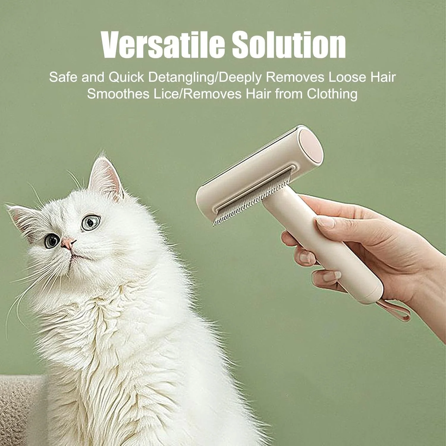 شانه گره باز کن سگ - برس سگ همراه با مو جمع کن - شانه گره باز کن قابل حمل گربه برای حیوانات خانگی کوچک و بزرگ، بچه گربه ها و توله سگ ها شانه گره باز کن سگ - برس سگ همراه با مو جمع کن - شانه گره باز کن قابل حمل گربه برای حیوانات خانگی کوچک و بزرگ، بچه گربه ها و توله سگ ها