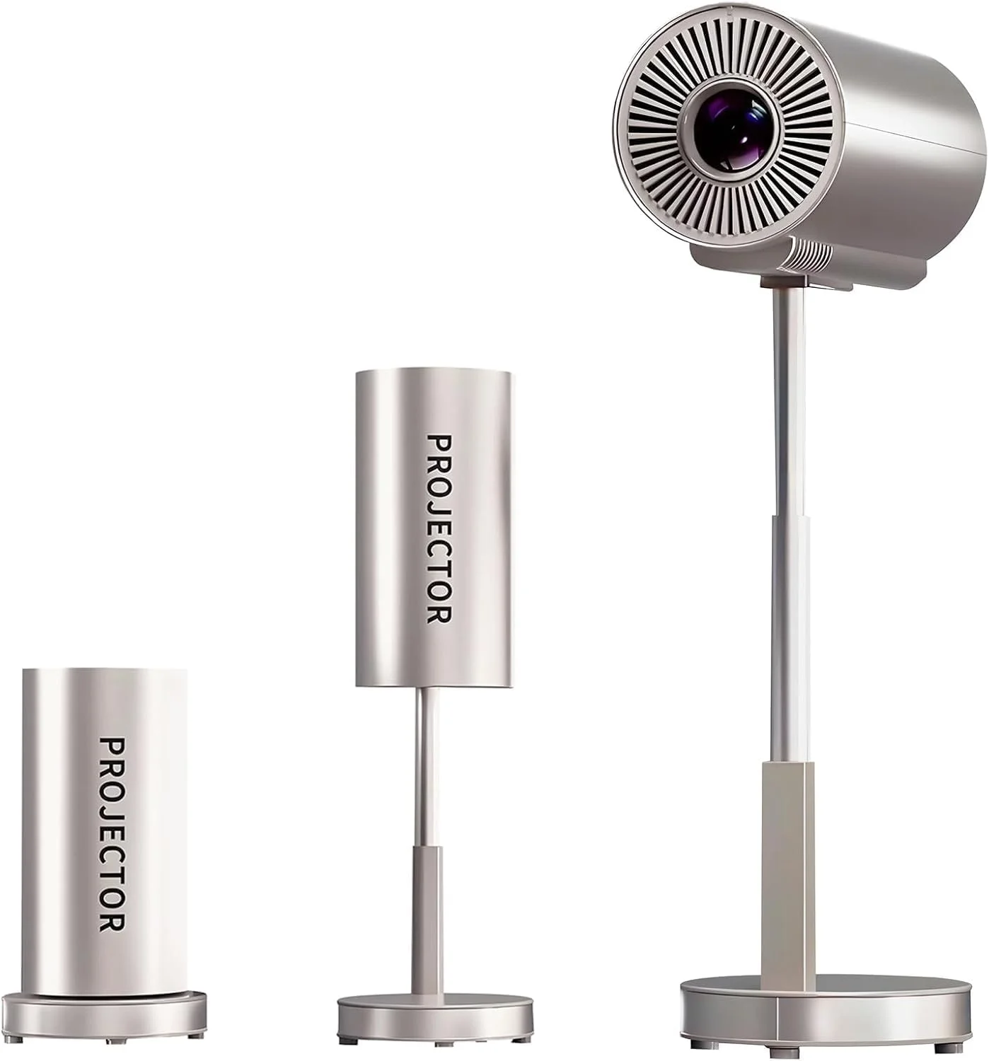 پروژکتور 4K Cangm-Store با WiFi و بلوتوث، پروژکتور قابل حمل با پشتیبانی از 1080P 4K، دارای پایه تاشو با قابلیت تنظیم ارتفاع 90 درجه، مناسب برای سینمای خانگی، پشتیبانی از HDMI، USB، PC، TV Box پروژکتور 4K Cangm-Store با WiFi و بلوتوث، پروژکتور قابل حمل با پشتیبانی از 1080P 4K، دارای پایه تاشو با قابلیت تنظیم ارتفاع 90 درجه، مناسب برای سینمای خانگی، پشتیبانی از HDMI، USB، PC، TV Box