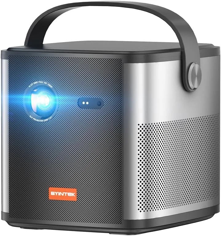 پروژکتور هوشمند وای فای BYINTEK U80 Max، پروژکتور مینی فول اچ دی 1080P، پشتیبانی از 3D، پروژکتور اندروید 11.0 DLP، باتری 15000mAh، پروژکتور قابل حمل برای فیلم های خانگی و فضای باز