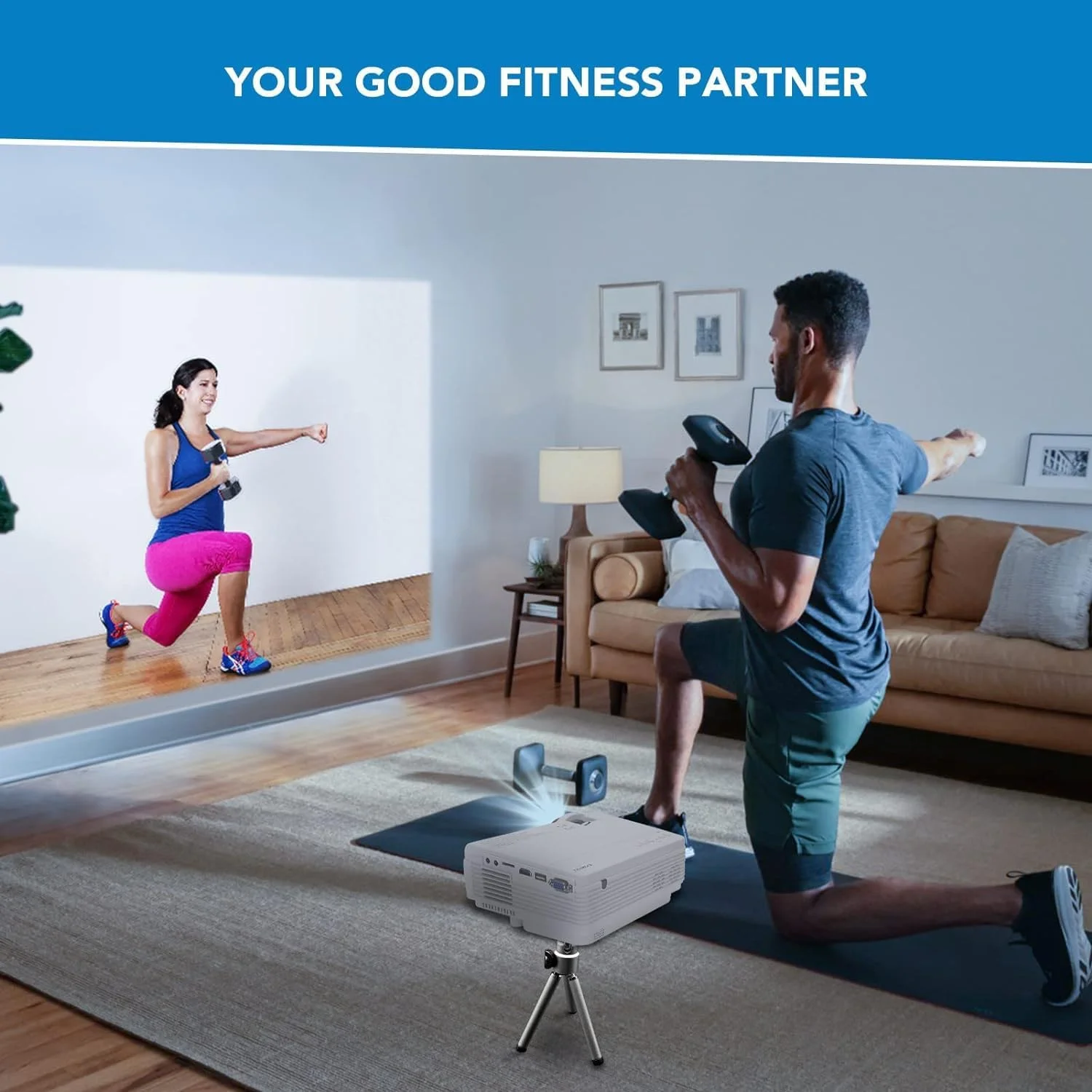 پروژکتور ویدئویی HD 1080P قابل حمل Bisha با WiFi 5G و بلوتوث، سازگار با تی وی استیک، HDMI، USB، PS5، iOS، Android Mirroring - ایده آل برای سینمای خانگی (پروژکتور ویدئویی) پروژکتور ویدئویی HD 1080P قابل حمل Bisha با WiFi 5G و بلوتوث، سازگار با تی وی استیک، HDMI، USB، PS5، iOS، Android Mirroring - ایده آل برای سینمای خانگی (پروژکتور ویدئویی)