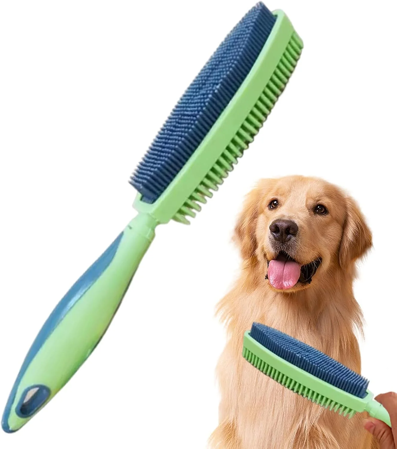 برس گربه | ابزار حرفه ای دو طرفه برای نظافت، برس نظافت سگ، برای تمیز کردن و از بین بردن موهای زائد حیوانات خانگی، خرگوش، بچه گربه و توله سگ برس گربه | ابزار حرفه ای دو طرفه برای نظافت، برس نظافت سگ، برای تمیز کردن و از بین بردن موهای زائد حیوانات خانگی، خرگوش، بچه گربه و توله سگ