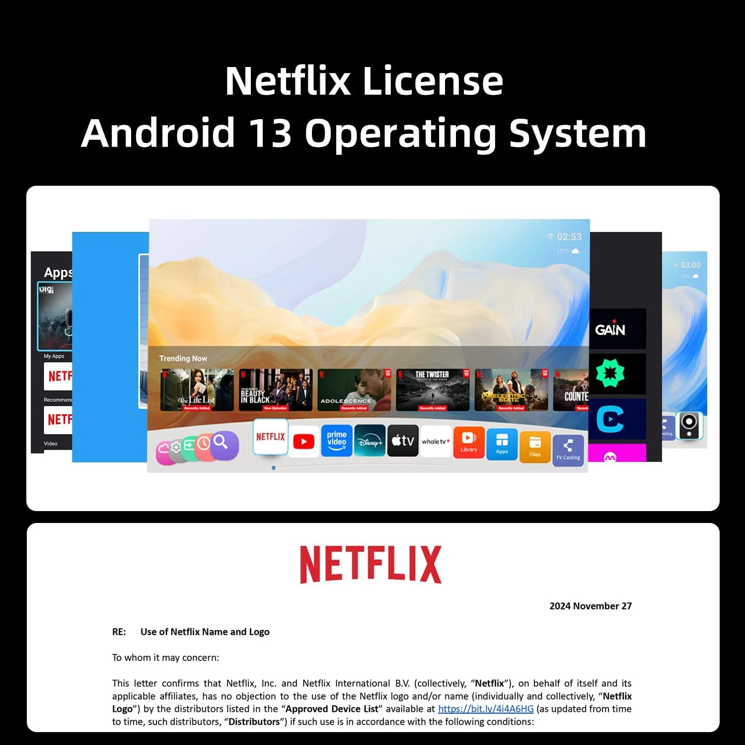 پروژکتور مینی 4K بتدو [دارای مجوز رسمی نتفلیکس]، پروژکتور چرخشی فول اچ دی 1080P، فوکوس خودکار/تصحیح کیستون، پروژکتور ویدئویی 10000 لومن با اندروید 13، بلوتوث 5.2، پروژکتور سینمای خانگی