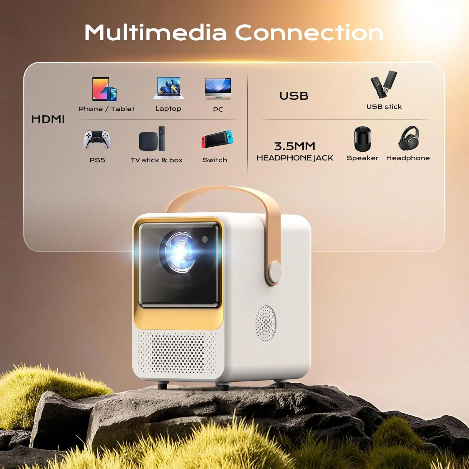 پروژکتور کوچک وای فای BESGEER برای تافتينگ، پروژکتور قابل حمل بلوتوث دار 5.2 با HDMI/Audio/USB، پروژکتور 1080p برای ردیابی طرح روی پارچه، فرش و قالیچه های خانگی پروژکتور کوچک وای فای BESGEER برای تافتينگ، پروژکتور قابل حمل بلوتوث دار 5.2 با HDMI/Audio/USB، پروژکتور 1080p برای ردیابی طرح روی پارچه، فرش و قالیچه های خانگی