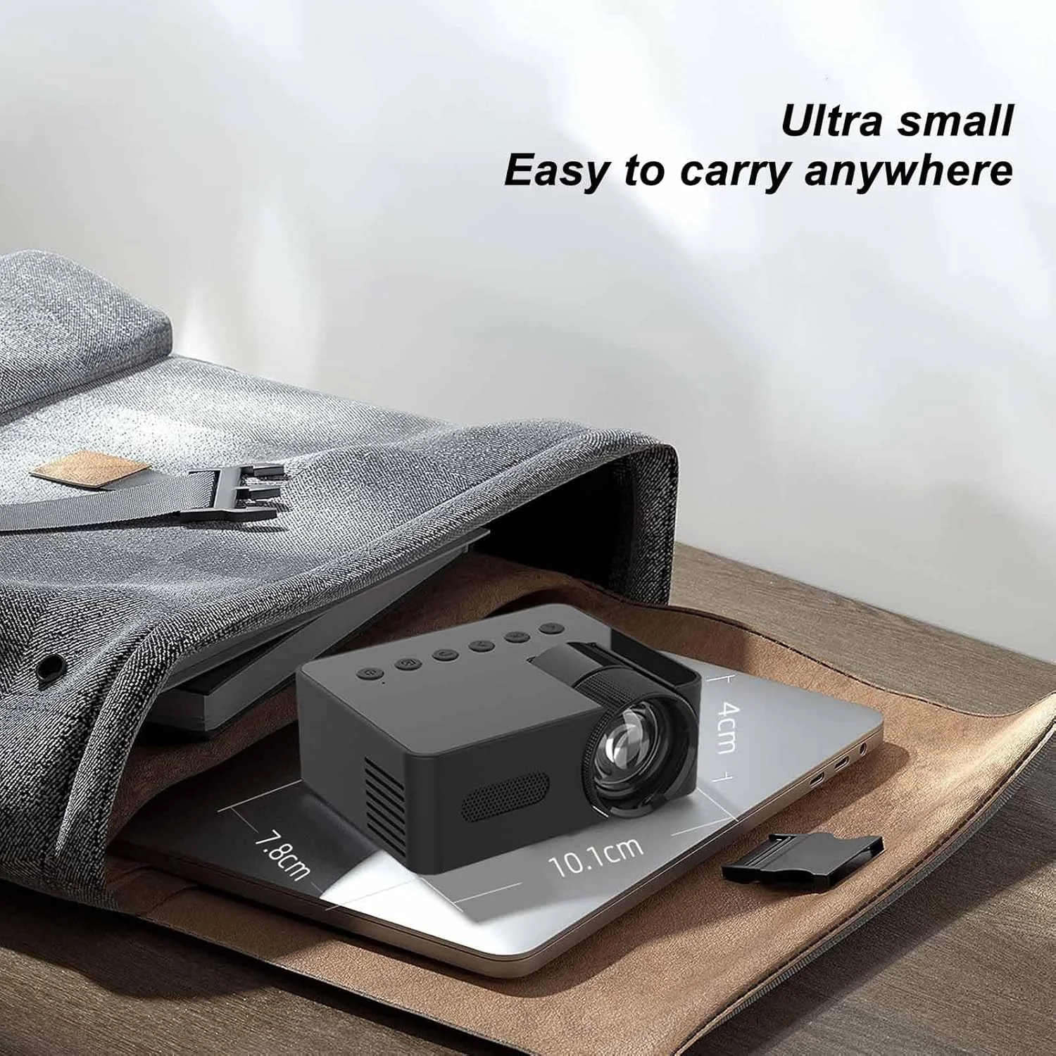 پروژکتور مینی Bewinner، پروژکتور فیلم قابل حمل، پروژکتور ویدیویی سینمای خانگی هوشمند 1080P برای فضای داخلی و خارجی، سازگار با انواع دستگاه ها، BEWINNERZUKDS4NFG7 پروژکتور مینی Bewinner، پروژکتور فیلم قابل حمل، پروژکتور ویدیویی سینمای خانگی هوشمند 1080P برای فضای داخلی و خارجی، سازگار با انواع دستگاه ها، BEWINNERZUKDS4NFG7