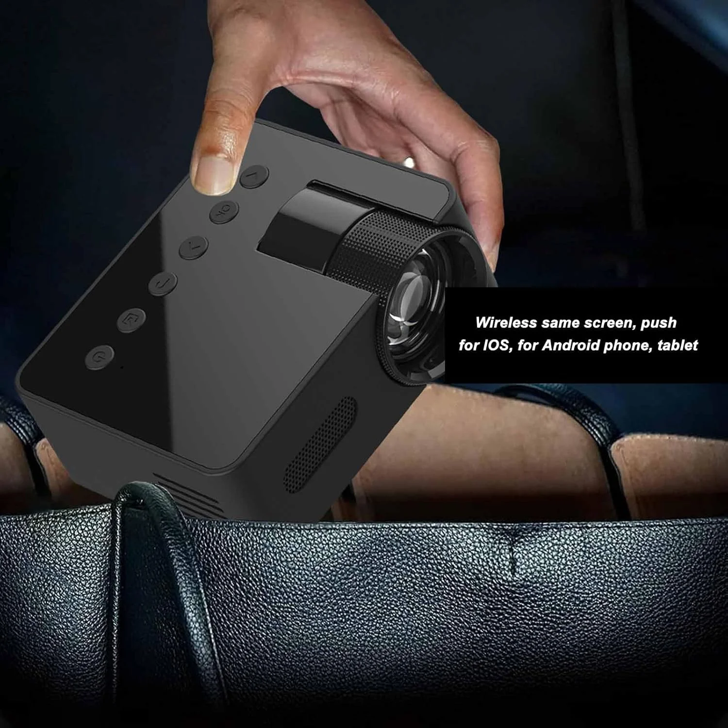 پروژکتور مینی Bewinner، پروژکتور فیلم قابل حمل، پروژکتور ویدیویی سینمای خانگی هوشمند 1080P برای فضای داخلی و خارجی، سازگار با انواع دستگاه ها، BEWINNERZUKDS4NFG7 پروژکتور مینی Bewinner، پروژکتور فیلم قابل حمل، پروژکتور ویدیویی سینمای خانگی هوشمند 1080P برای فضای داخلی و خارجی، سازگار با انواع دستگاه ها، BEWINNERZUKDS4NFG7