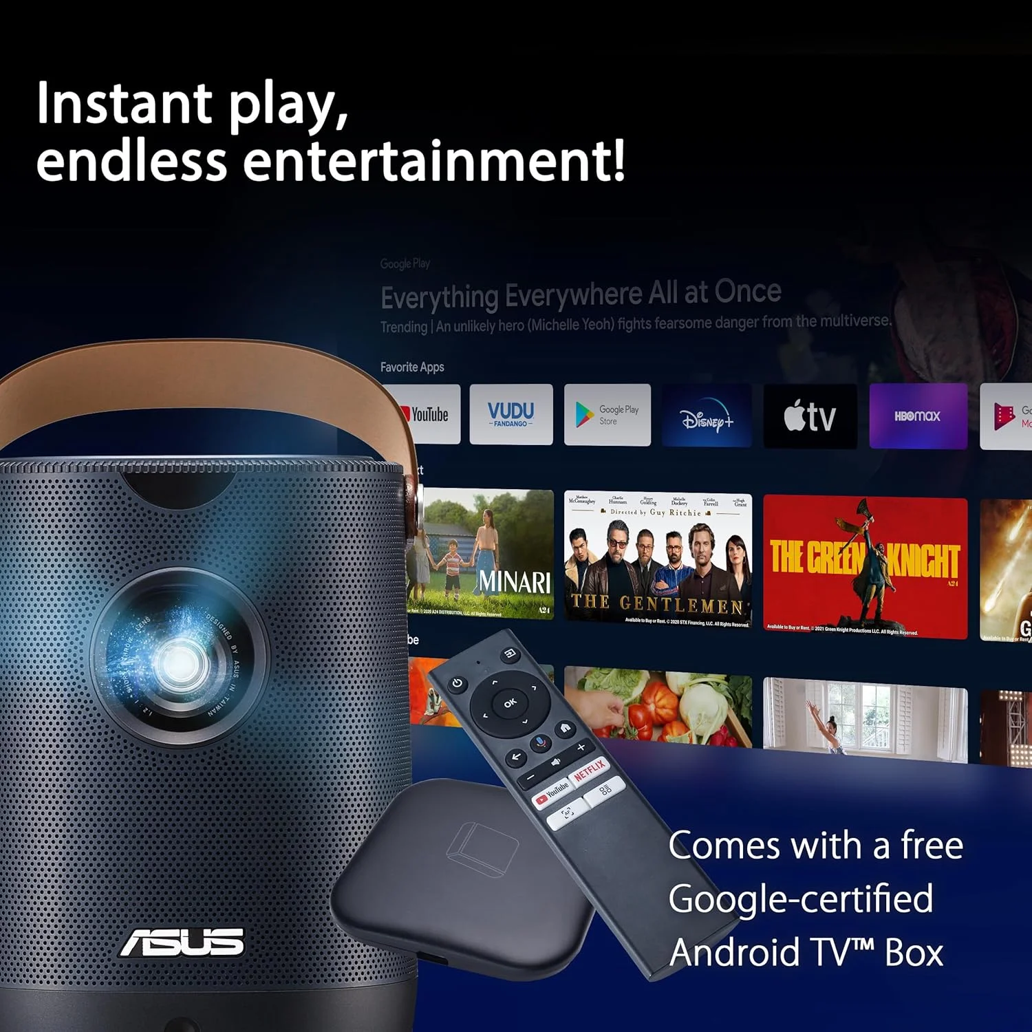 پروژکتور هوشمند قابل حمل ایسوس ZenBeam L2 با WIFI و بلوتوث - 960 لومن LED، 1080P، Chromecast، باتری داخلی، بلندگو، 3.5 ساعت پخش ویدیو، پخش بی سیم، Light Wall، اندروید تی وی باکس پروژکتور هوشمند قابل حمل ایسوس ZenBeam L2 با WIFI و بلوتوث - 960 لومن LED، 1080P، Chromecast، باتری داخلی، بلندگو، 3.5 ساعت پخش ویدیو، پخش بی سیم، Light Wall، اندروید تی وی باکس