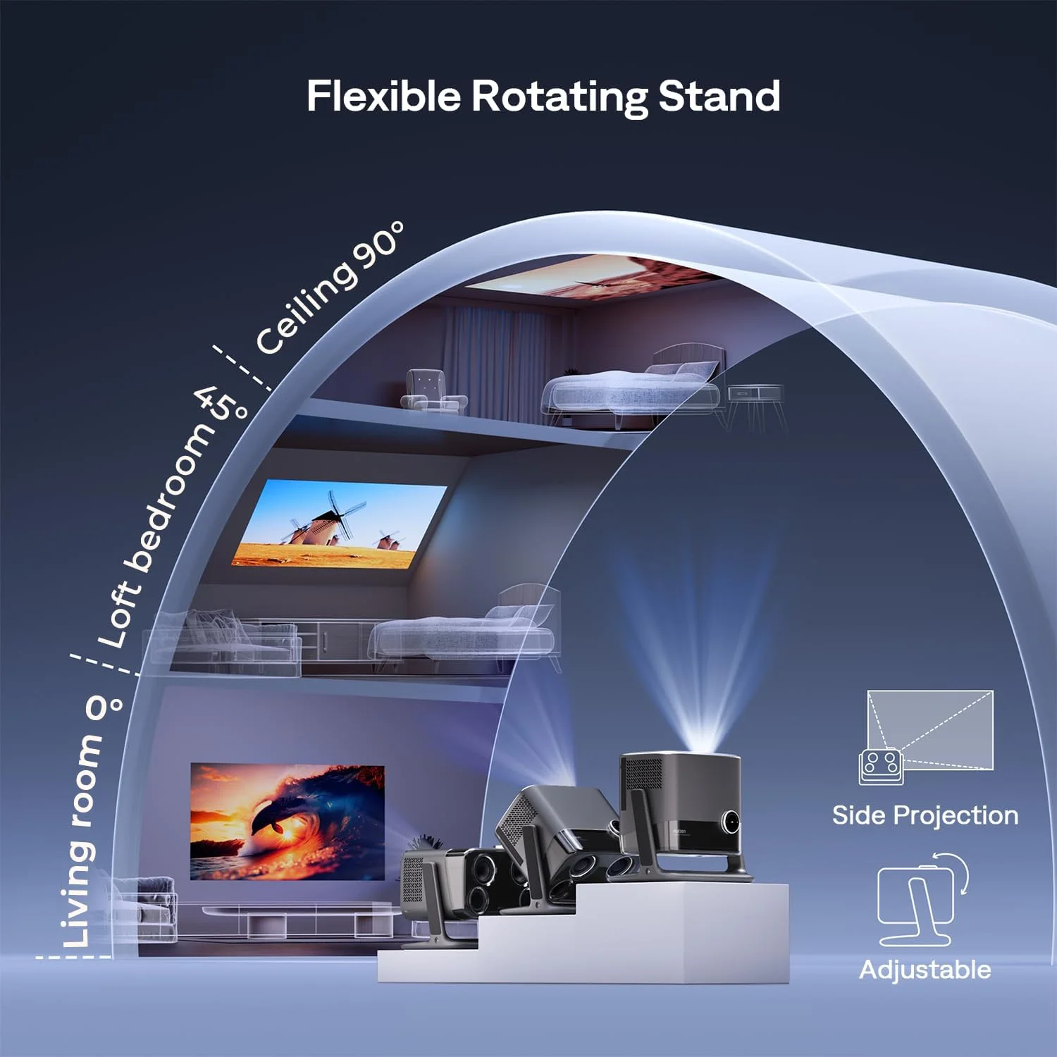 پروژکتور هوشمند کوچک 4 در 1 Aurzen Boom Mini با Google TV، پشتیبانی از 4K، مناسب سینمای خانگی و فضای باز، صدای 20W DoIby، پروژکتور 500 ANSI، فوکوس خودکار ToF و تصحیح کیستون، WiFi/Bluetooth/Mobile پروژکتور هوشمند کوچک 4 در 1 Aurzen Boom Mini با Google TV، پشتیبانی از 4K، مناسب سینمای خانگی و فضای باز، صدای 20W DoIby، پروژکتور 500 ANSI، فوکوس خودکار ToF و تصحیح کیستون، WiFi/Bluetooth/Mobile