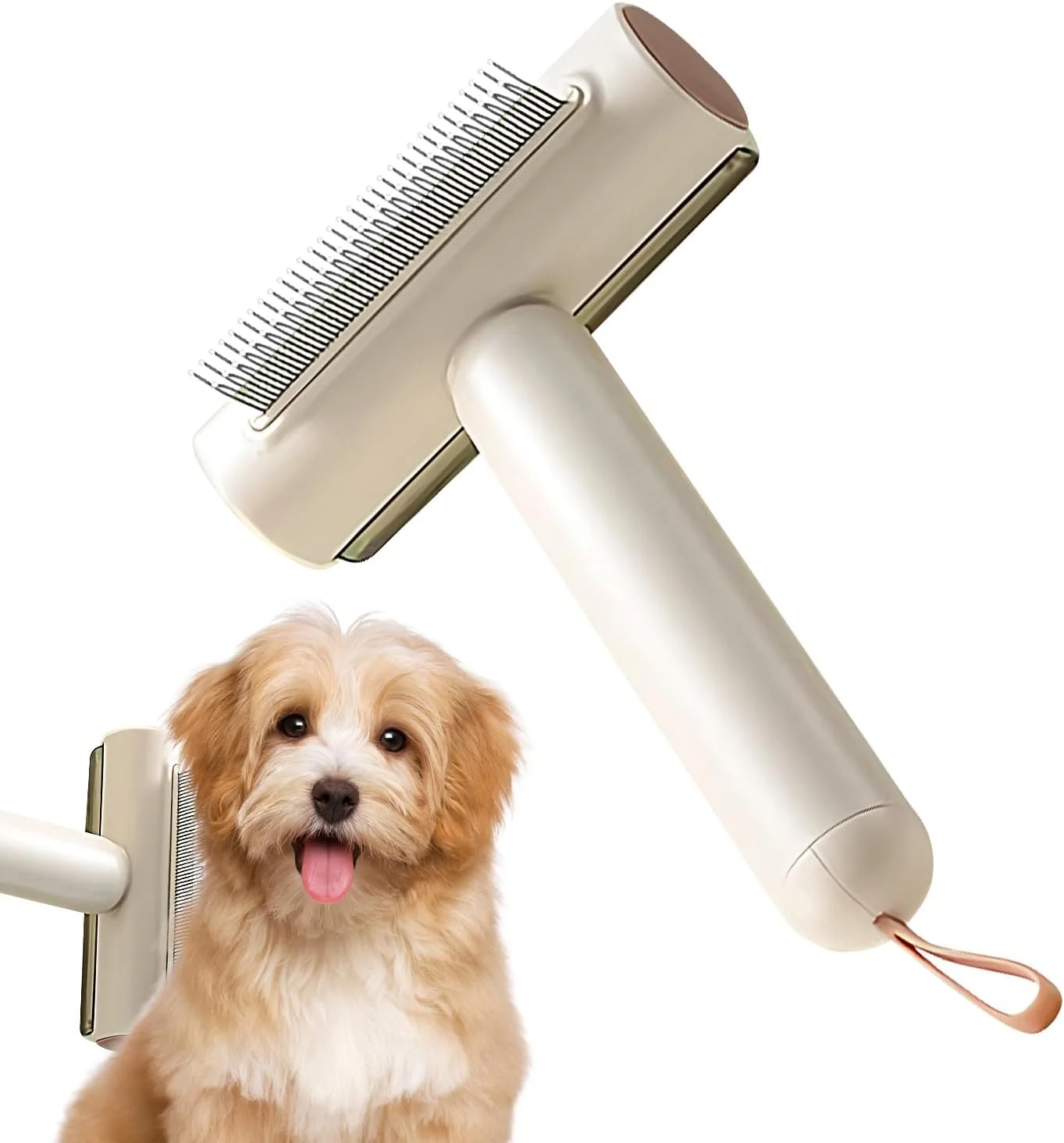 شانه گره باز کن سگ | برس ریزش مو سگ همراه با پرزگیر | شانه گره باز کن قابل حمل گربه برای حیوانات خانگی کوچک و بزرگ، بچه گربه ها و توله سگ ها شانه گره باز کن سگ | برس ریزش مو سگ همراه با پرزگیر | شانه گره باز کن قابل حمل گربه برای حیوانات خانگی کوچک و بزرگ، بچه گربه ها و توله سگ ها