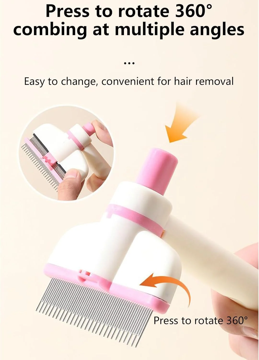 برس گربه | برس موی چرخشی گربه | برس خود تمیز شونده، ابزار حذف موی حیوانات خانگی برای کلینیک دامپزشکی، بچه گربه و توله سگ برس گربه | برس موی چرخشی گربه | برس خود تمیز شونده، ابزار حذف موی حیوانات خانگی برای کلینیک دامپزشکی، بچه گربه و توله سگ