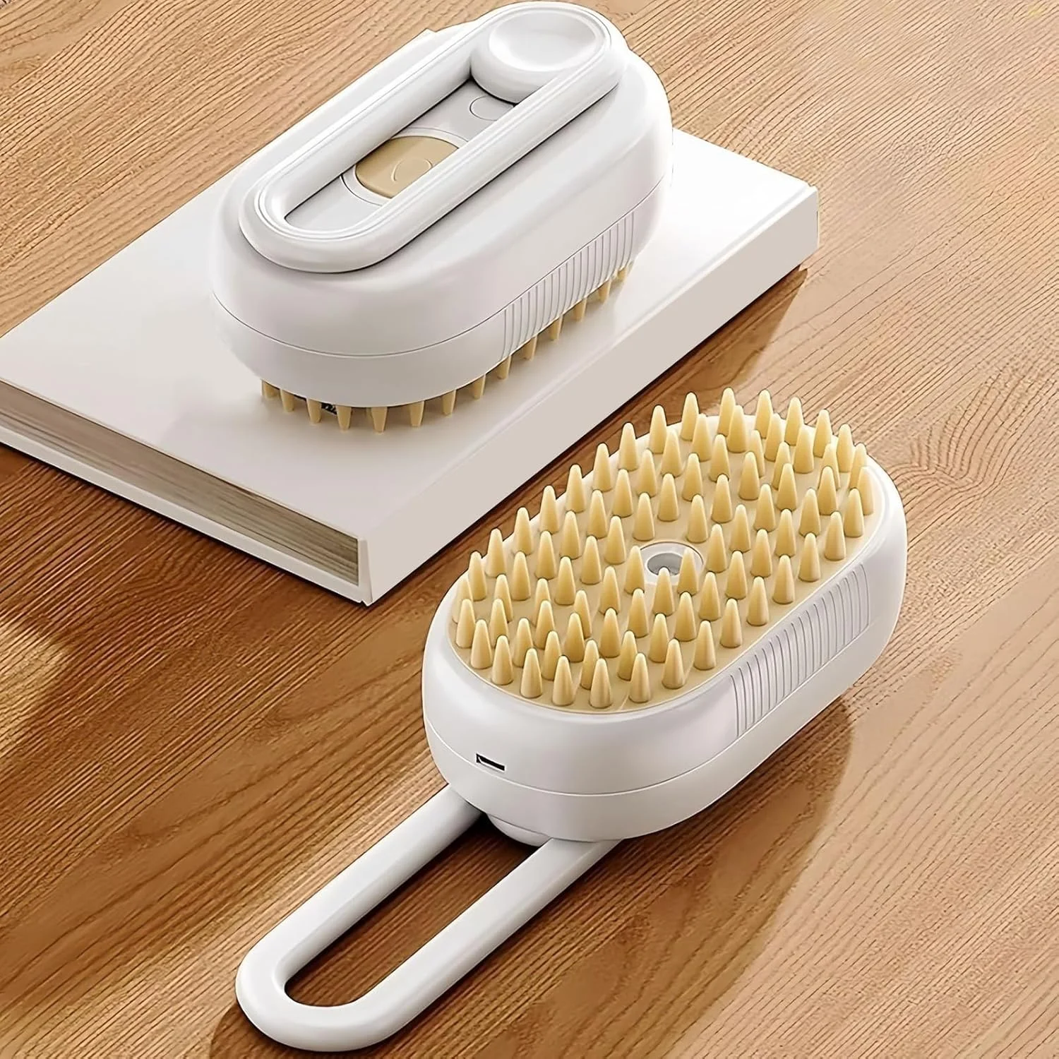 Cat Grooming Brush,Grooming Shedding Brush Cat Hair Remover - Rechargeable Pet Supplies Comb Cleaning Tools for Long Short Undercoat Removal Puppy Kitten Indoor Cat Grooming Brush,Grooming Shedding Brush Cat Hair Remover - Rechargeable Pet Supplies Comb Cleaning Tools for Long Short Undercoat Removal Puppy Kitten Indoor