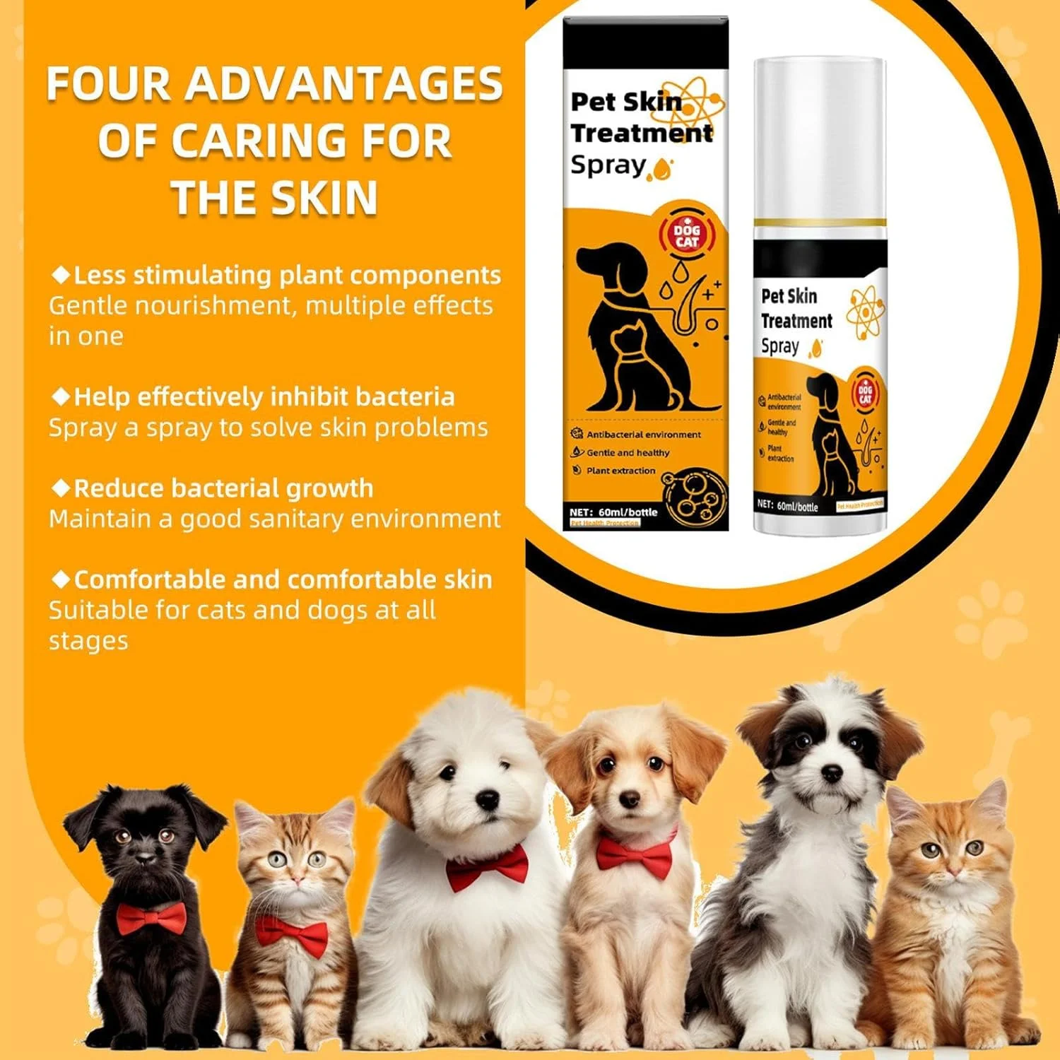 اسپری ضد خارش سگ - اسپری تسکین دهنده پوست خشک و خارش دار، لوازم حیوانات خانگی آرامش بخش 60 میلی لیتر، مه موثر برای مراقبت بعد از پیاده روی، بهداشت روزانه، حمام کردن، آسایش، فعالیت در فضای باز، مسافرت و نظافت اسپری ضد خارش سگ - اسپری تسکین دهنده پوست خشک و خارش دار، لوازم حیوانات خانگی آرامش بخش 60 میلی لیتر، مه موثر برای مراقبت بعد از پیاده روی، بهداشت روزانه، حمام کردن، آسایش، فعالیت در فضای باز، مسافرت و نظافت