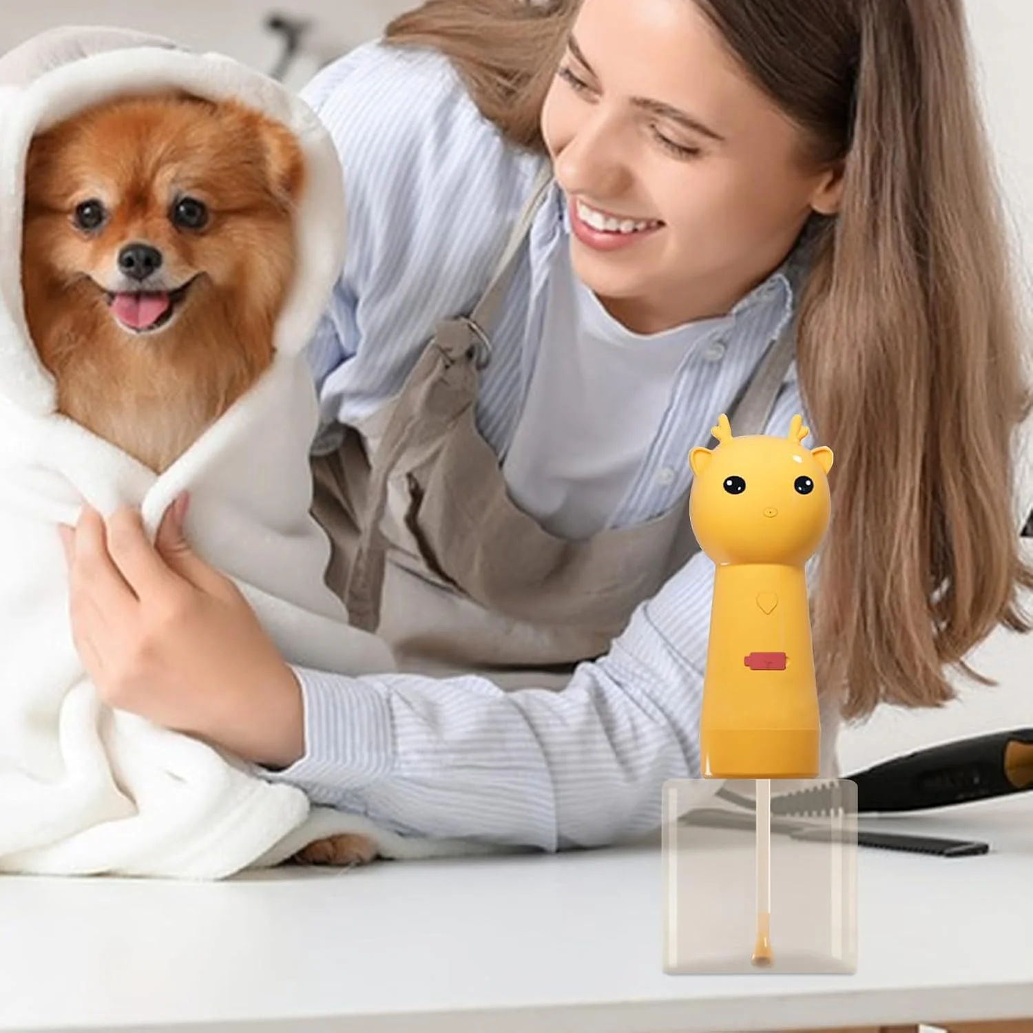 دیسپنسر صابون سگ | دستگاه اسپری فوم تمیز کننده سگ برقی - بطری لوسیون لوازم جانبی حمام حیوانات خانگی برای وان، تمیز کردن مدفوع، شستشو، سینک، آشپزخانه، نظافت منزل دیسپنسر صابون سگ | دستگاه اسپری فوم تمیز کننده سگ برقی - بطری لوسیون لوازم جانبی حمام حیوانات خانگی برای وان، تمیز کردن مدفوع، شستشو، سینک، آشپزخانه، نظافت منزل