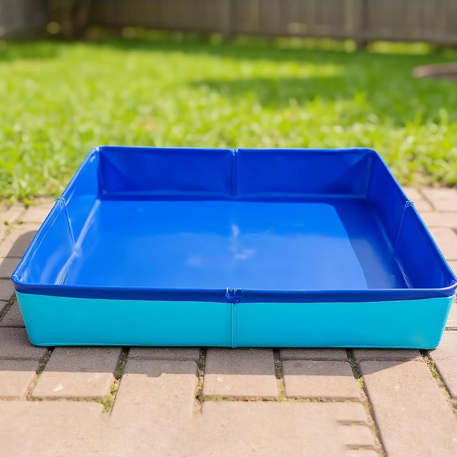 استخر تاشو سگ | وان حمام حیوانات خانگی در فضای باز | استخر تاشو ضد لغزش گربه و سگ برای داخل خانه، باغ، فضای باز، پاسیو، کمپینگ، بالکن، پیک نیک و حیاط خلوت