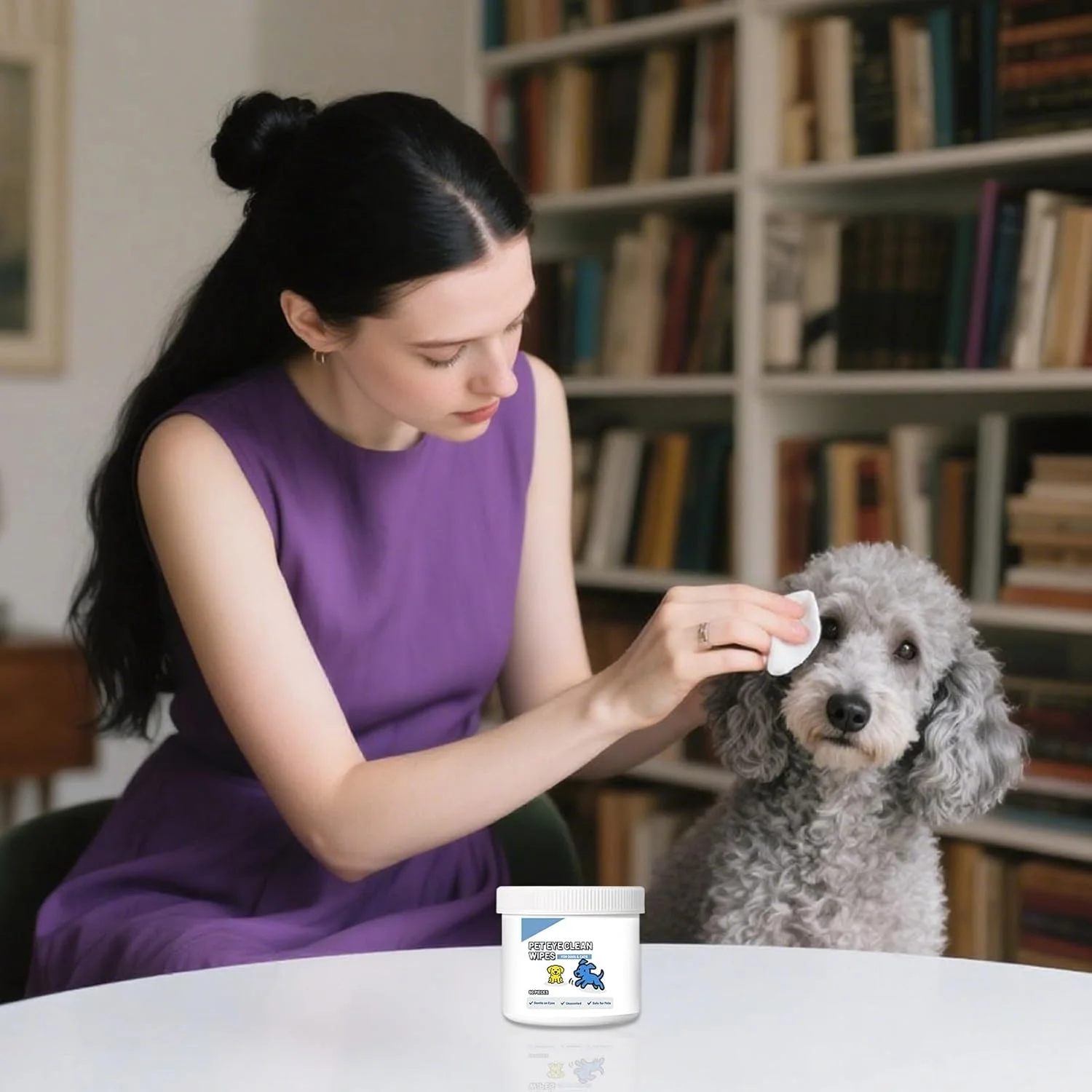 دستمال مرطوب چشم سگ | پاک کننده لکه اشک برای حیوانات خانگی - دستمال مرطوب ملایم لکه اشک حیوانات خانگی برای گربه ها، مسافرت، حمام کردن، استفاده دامپزشکی در خانه، فضای باز و داخل خانه دستمال مرطوب چشم سگ | پاک کننده لکه اشک برای حیوانات خانگی - دستمال مرطوب ملایم لکه اشک حیوانات خانگی برای گربه ها، مسافرت، حمام کردن، استفاده دامپزشکی در خانه، فضای باز و داخل خانه