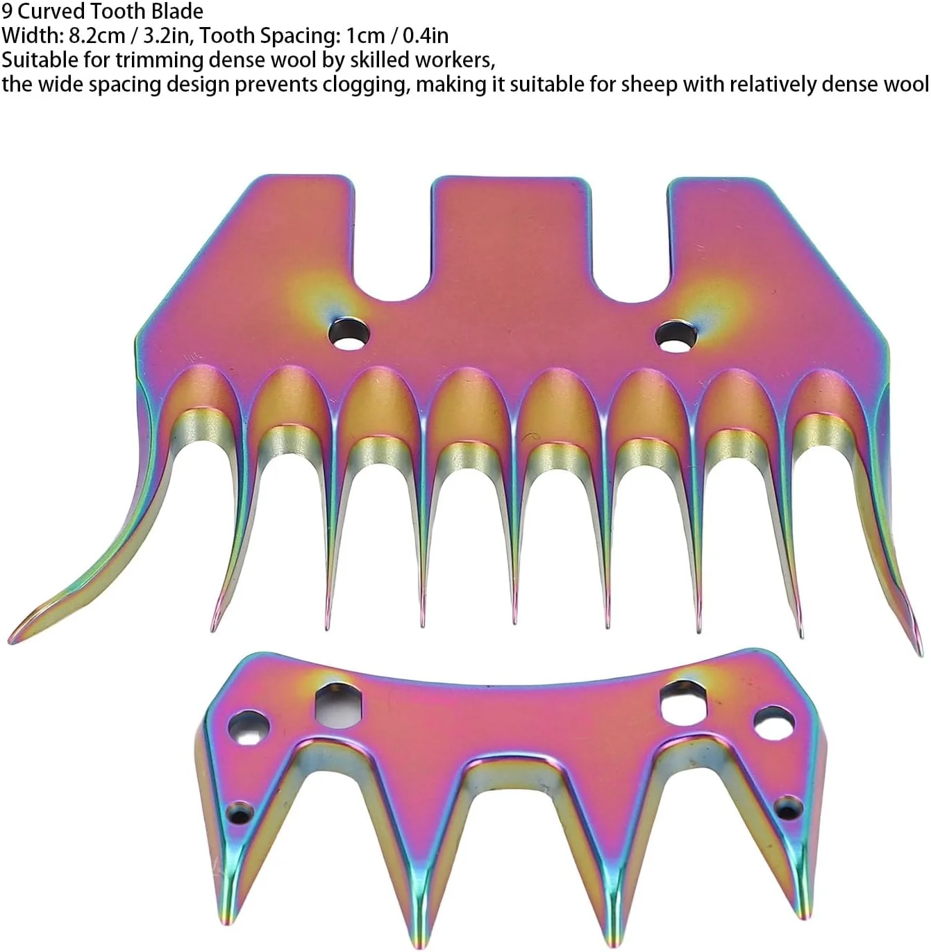 تیغه قیچی پشم چین Jiawu دندانه خمیده تیغه قیچی پشم چین Jiawu دندانه خمیده