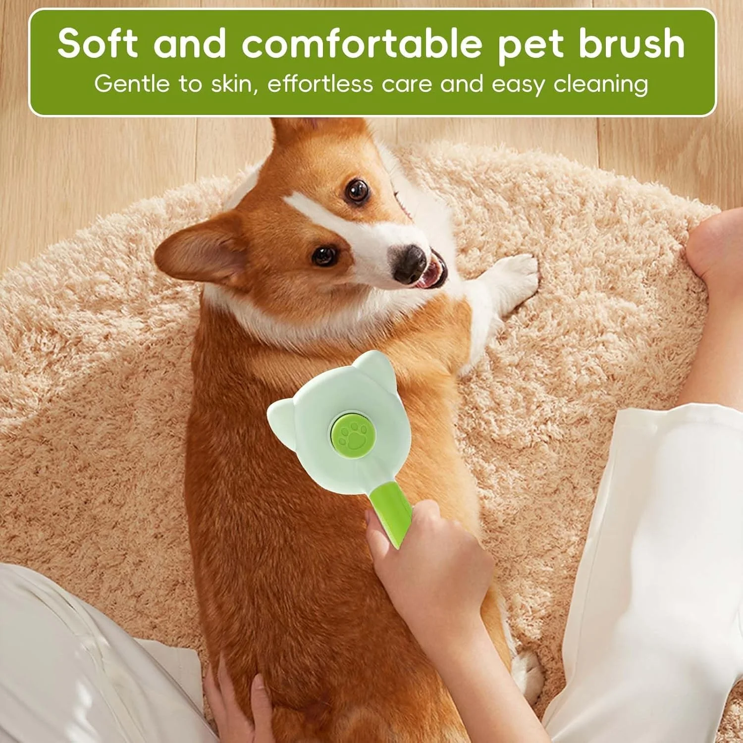 برس نظافت حیوانات خانگی برای گربه ها و سگ ها، شانه خود تمیز شونده با دکمه رهاسازی، ابزار مو زدایی با نوک گرد برای حیوانات خانگی مو کوتاه، شانه ماساژ ملایم، ایمن و آسان برای استفاده برس نظافت حیوانات خانگی برای گربه ها و سگ ها، شانه خود تمیز شونده با دکمه رهاسازی، ابزار مو زدایی با نوک گرد برای حیوانات خانگی مو کوتاه، شانه ماساژ ملایم، ایمن و آسان برای استفاده