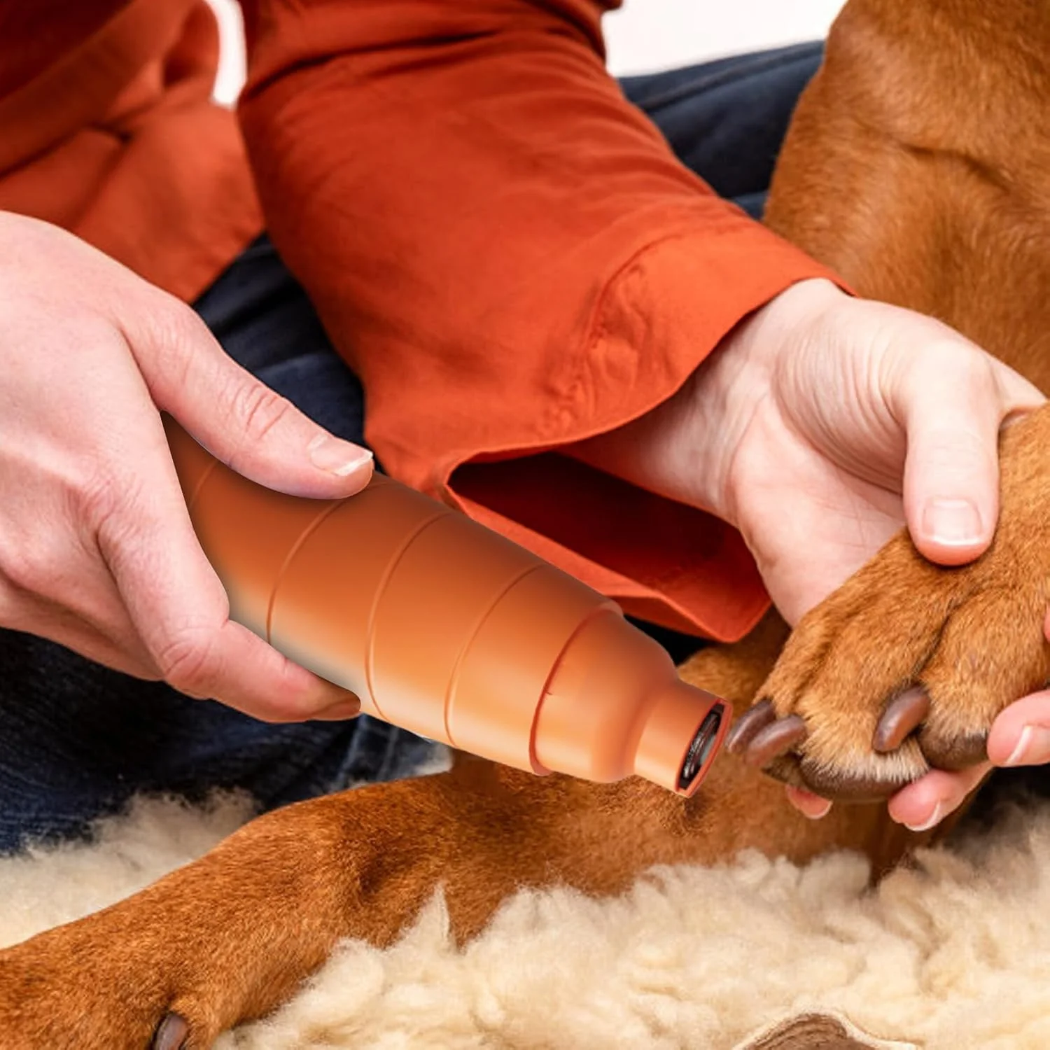 سوهان برقی ناخن حیوانات خانگی، ابزار پیرایش ناخن - سوهان پنجه سگ، مناسب برای بچه گربه، توله سگ، حیوانات کوچک، منزل، حمام، پناهگاه، مسافرت