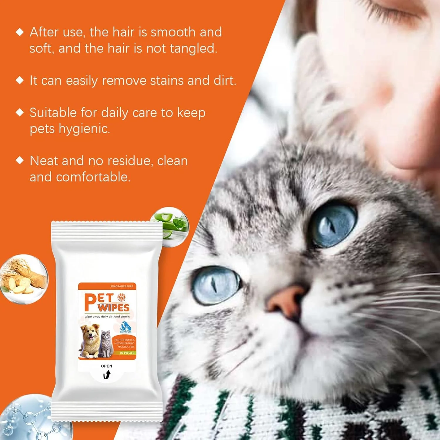 دستمال مرطوب چشم سگ، دستمال مرطوب نرم و سازگار با پوست توله سگ | لوازم حیوانات خانگی برای حمام کردن، شستشو، نظافت، سلامت پنجه، مسافرت، داخل و خارج از منزل، تمیز کردن دامپزشکی توله سگ دستمال مرطوب چشم سگ، دستمال مرطوب نرم و سازگار با پوست توله سگ | لوازم حیوانات خانگی برای حمام کردن، شستشو، نظافت، سلامت پنجه، مسافرت، داخل و خارج از منزل، تمیز کردن دامپزشکی توله سگ