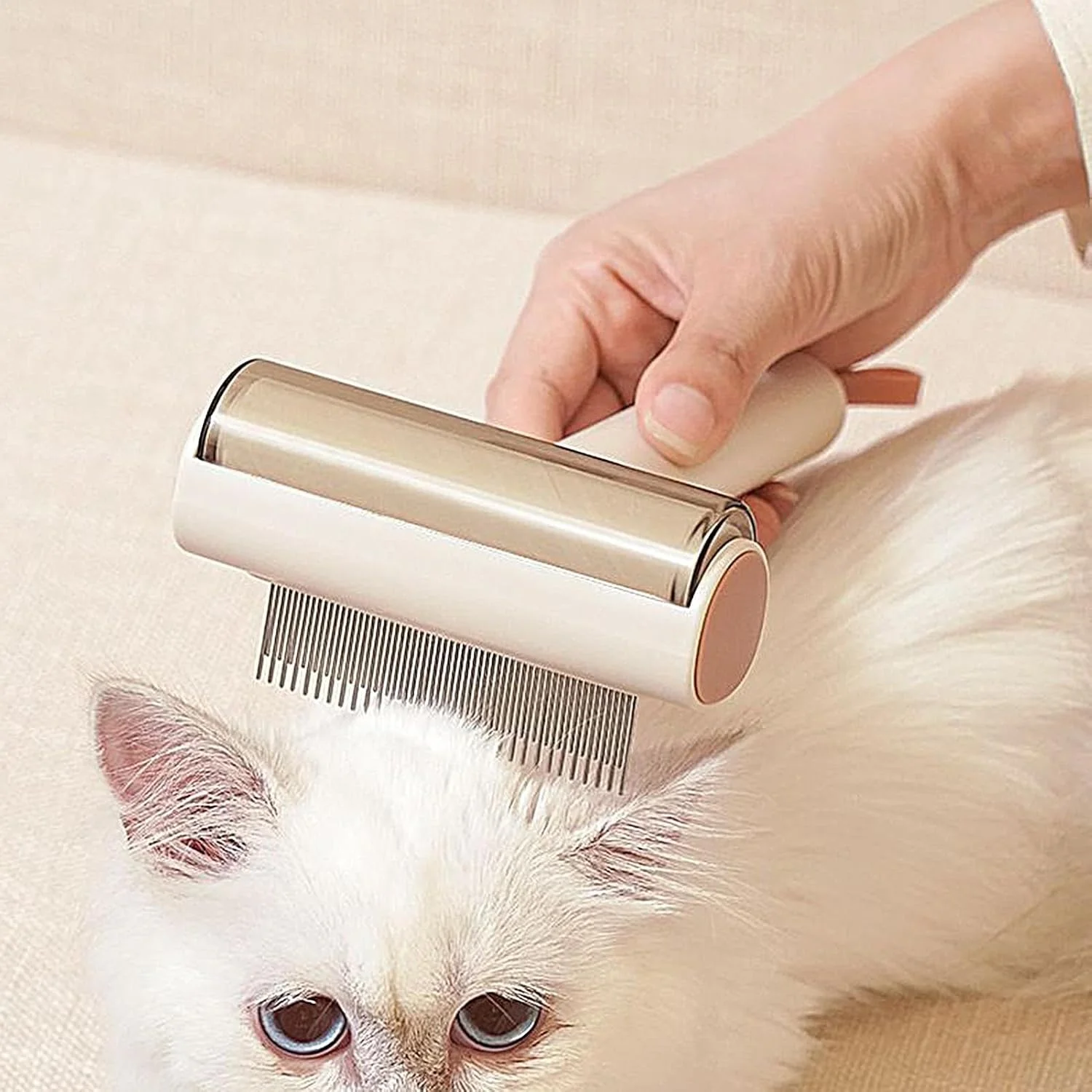 شانه گره باز کن سگ | برس نرم کننده سگ، ابزار گره باز کن گربه از جنس استیل ضد زنگ برای بچه گربه ها، توله سگ ها و حیوانات بزرگ متوسط شانه گره باز کن سگ | برس نرم کننده سگ، ابزار گره باز کن گربه از جنس استیل ضد زنگ برای بچه گربه ها، توله سگ ها و حیوانات بزرگ متوسط