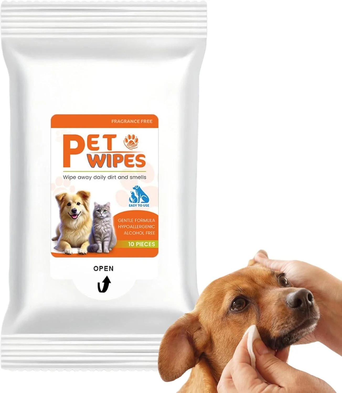 دستمال مرطوب گوش سگ | پاک کننده ملایم چشم سگ، لوازم حیوانات خانگی برای حمام کردن، شستشو، نظافت، سلامت پنجه، مسافرت، استفاده در فضای باز و داخل خانه، تمیز کردن توله سگ توسط دامپزشک دستمال مرطوب گوش سگ | پاک کننده ملایم چشم سگ، لوازم حیوانات خانگی برای حمام کردن، شستشو، نظافت، سلامت پنجه، مسافرت، استفاده در فضای باز و داخل خانه، تمیز کردن توله سگ توسط دامپزشک