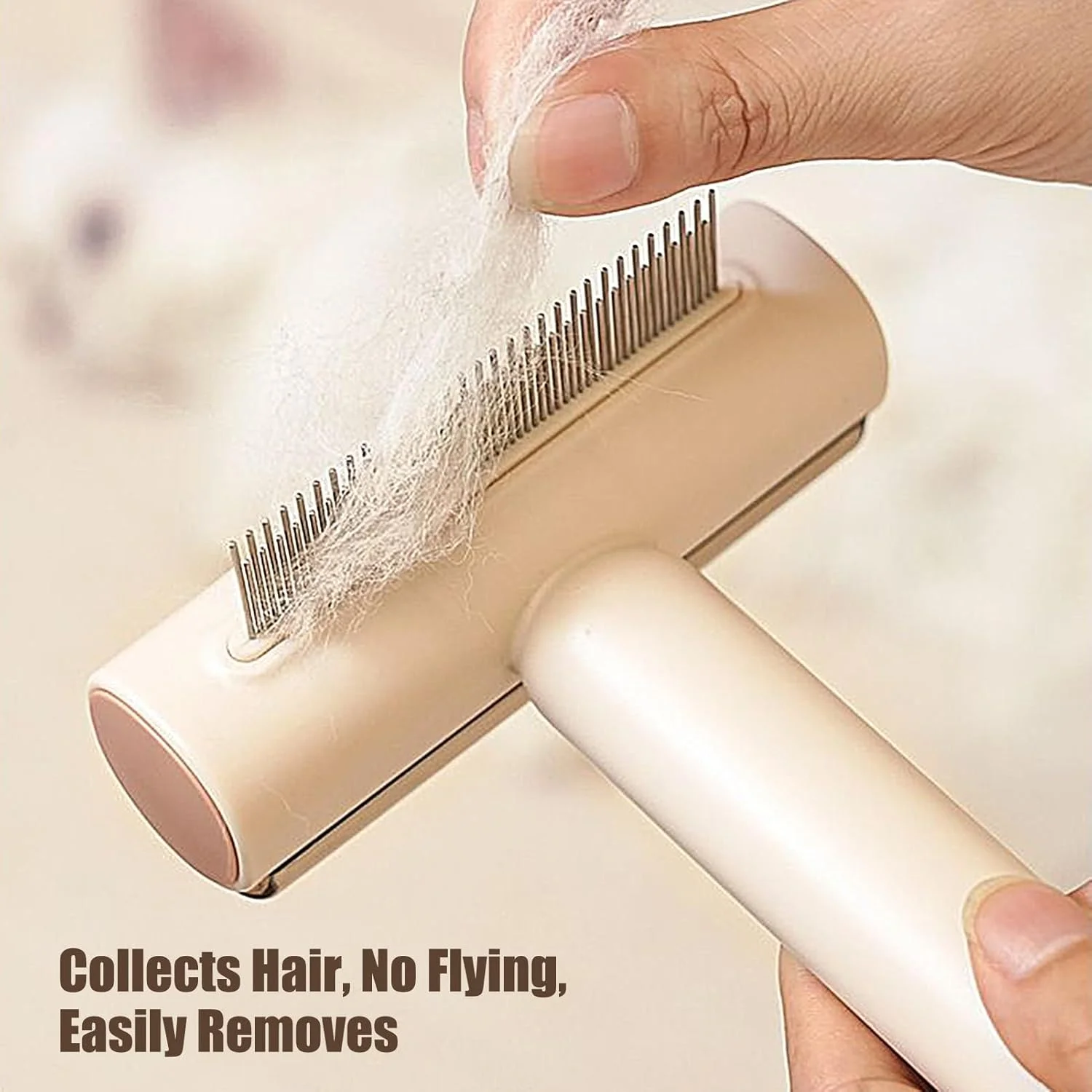 شانه گره باز کن سگ | برس نرم کننده سگ، ابزار گره باز کن گربه از جنس استیل ضد زنگ برای بچه گربه ها، توله سگ ها و حیوانات بزرگ متوسط شانه گره باز کن سگ | برس نرم کننده سگ، ابزار گره باز کن گربه از جنس استیل ضد زنگ برای بچه گربه ها، توله سگ ها و حیوانات بزرگ متوسط