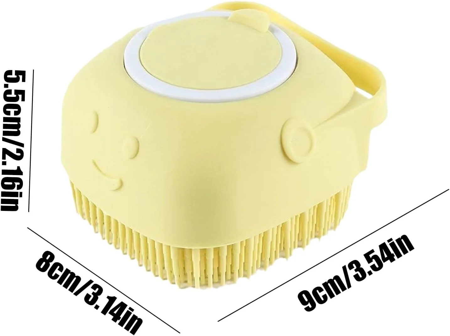 برس دوش سگ - اسکرابر سگ برای حمام با پخش کننده صابون، ابزار نظافت حیوانات خانگی شانه ماساژ برای بچه گربه ها توله سگ ها هتل اسپا داخلی