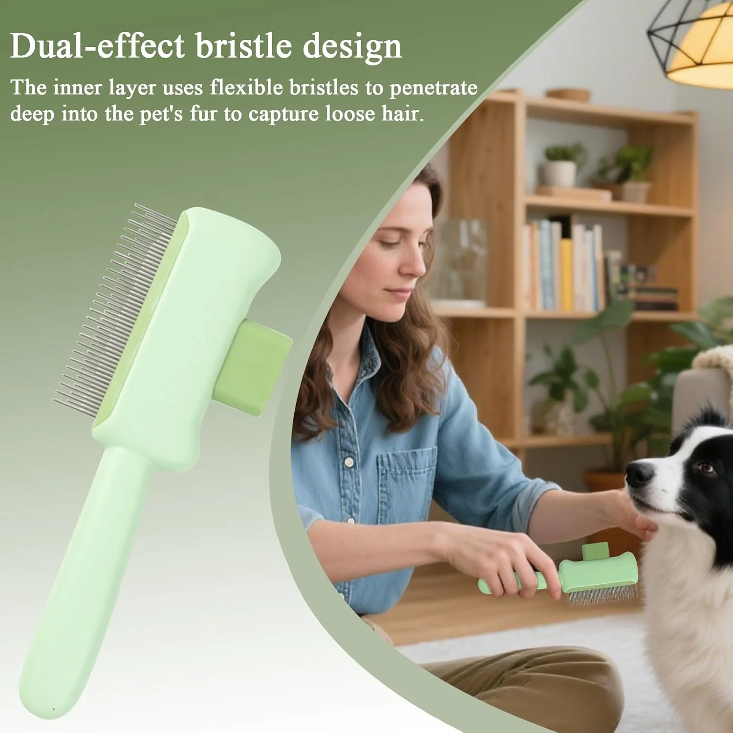 شانه نظافت سگ | شانه ماساژ برای گربه ها - برس های ماساژ سگ با طراحی ارگونومیک، لوازم حیوانات خانگی برای همستر، خرگوش، بچه گربه، توله سگ