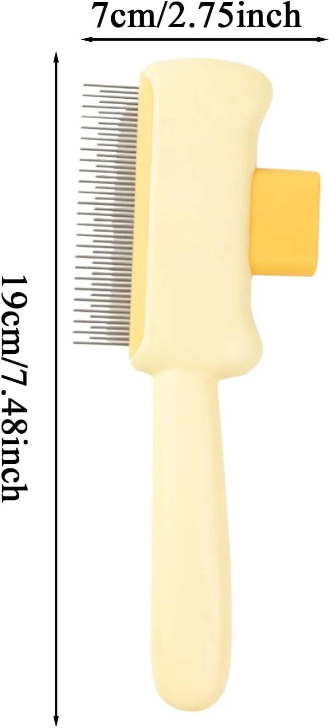 شانه موی حیوانات خانگی، شانه ماساژ موی گربه | برس های ماساژ سگ با طراحی ارگونومیک، لوازم حیوانات خانگی برای همستر، خرگوش، بچه گربه، توله سگ