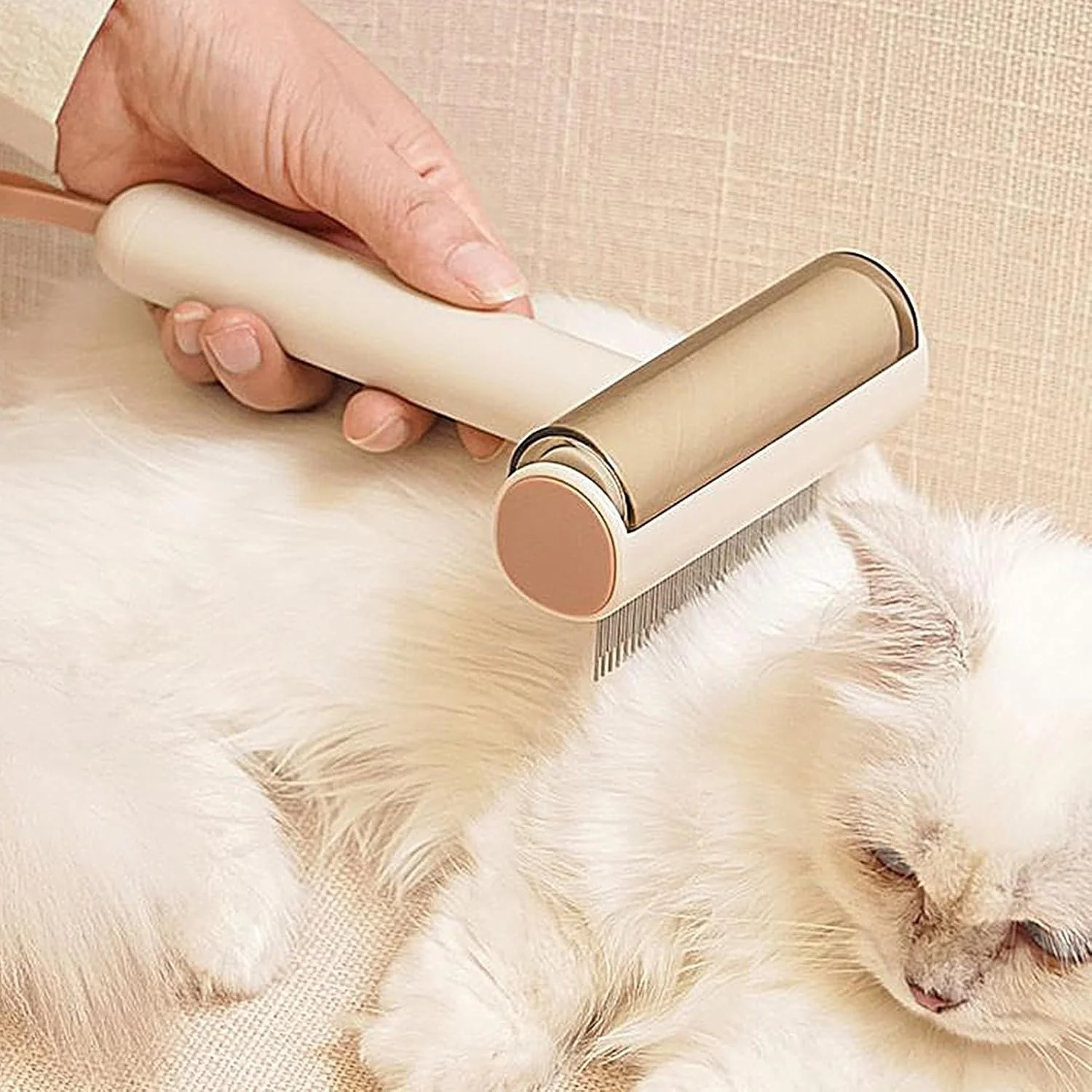 شانه سگ، برس نرم کننده برای سگ ها - ابزار از بین بردن گره موی گربه از جنس استیل ضد زنگ برای بچه گربه ها، توله سگ ها و حیوانات بزرگ متوسط