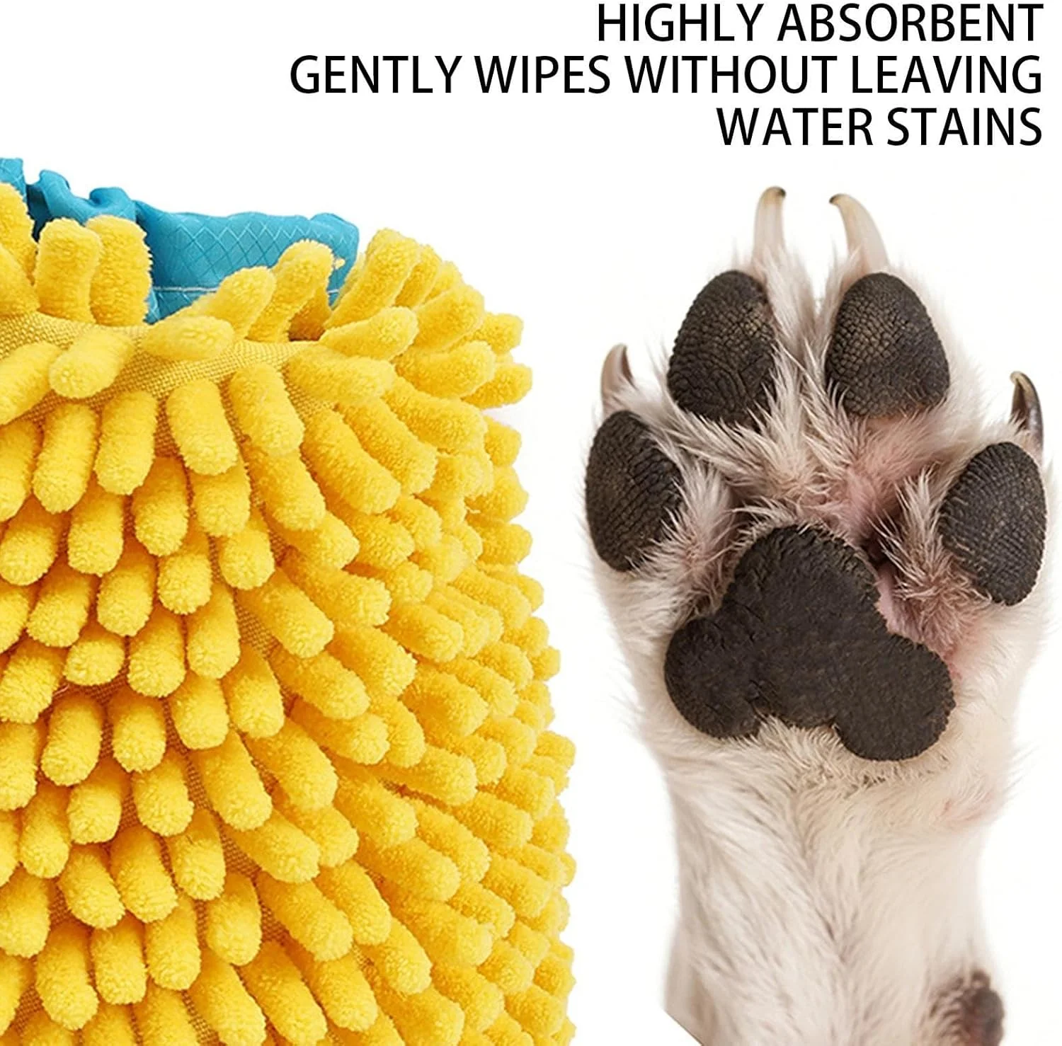 پد شستشوی پنجه برای سگ های بزرگ - لوازم نرم تاشو با آستر ضد آب، کیت محافظ پنجه سگ، برای کمپینگ، ساحل، حمام پا در فضای باز و داخل خانه