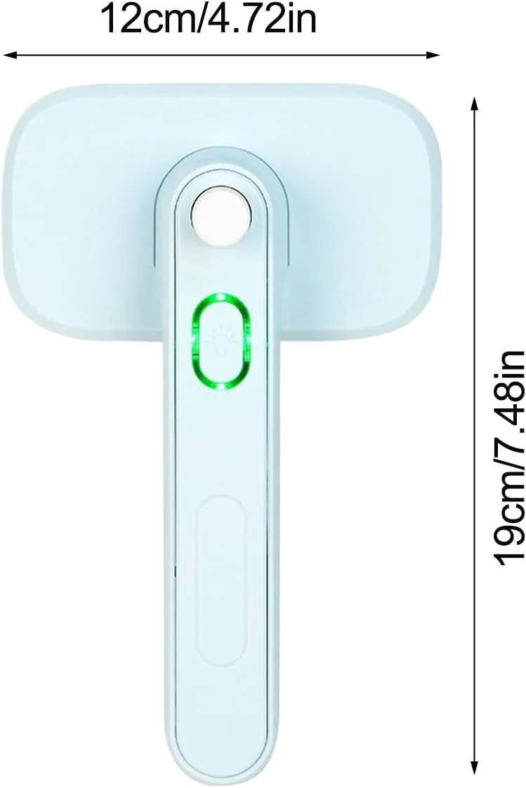 برس مو پاک کن خودکار، برس نظافت سگ برای ریزش مو | ابزار ضد الکتریسیته ساکن برای باز کردن گره مو، ماساژ و از بین بردن گره خوردگی موهای بلند یا کوتاه حیوانات خانگی