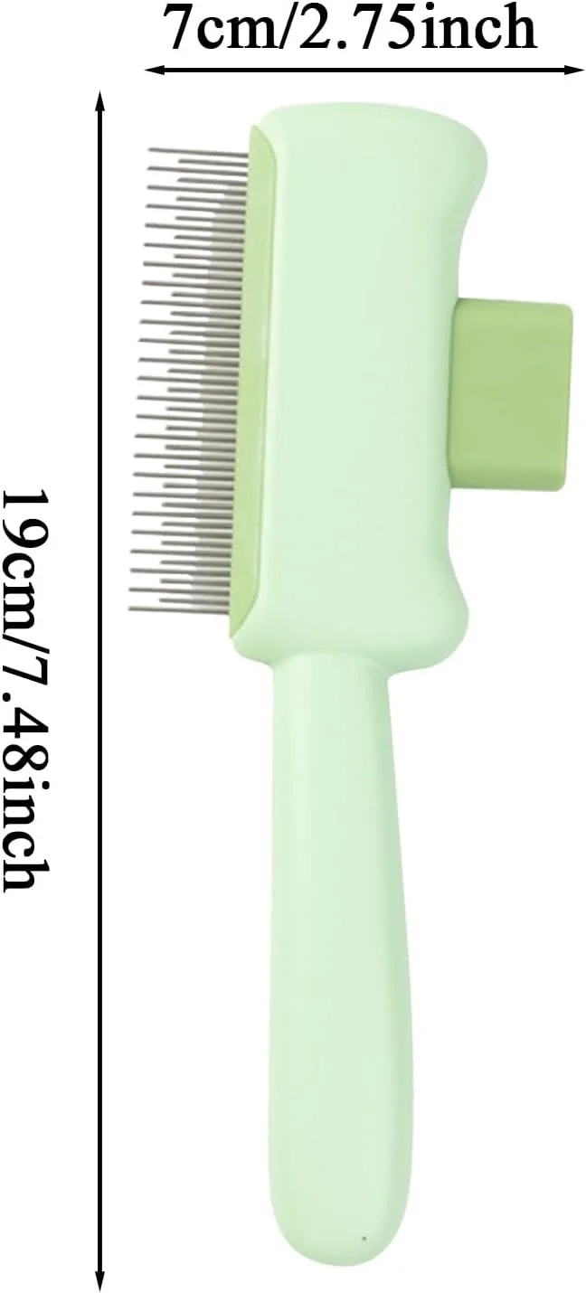 شانه گره باز کن گربه، شانه ماساژ برای گربه ها - برس های ماساژ سگ با طراحی ارگونومیک، لوازم حیوانات خانگی برای همستر، خرگوش، بچه گربه، توله سگ