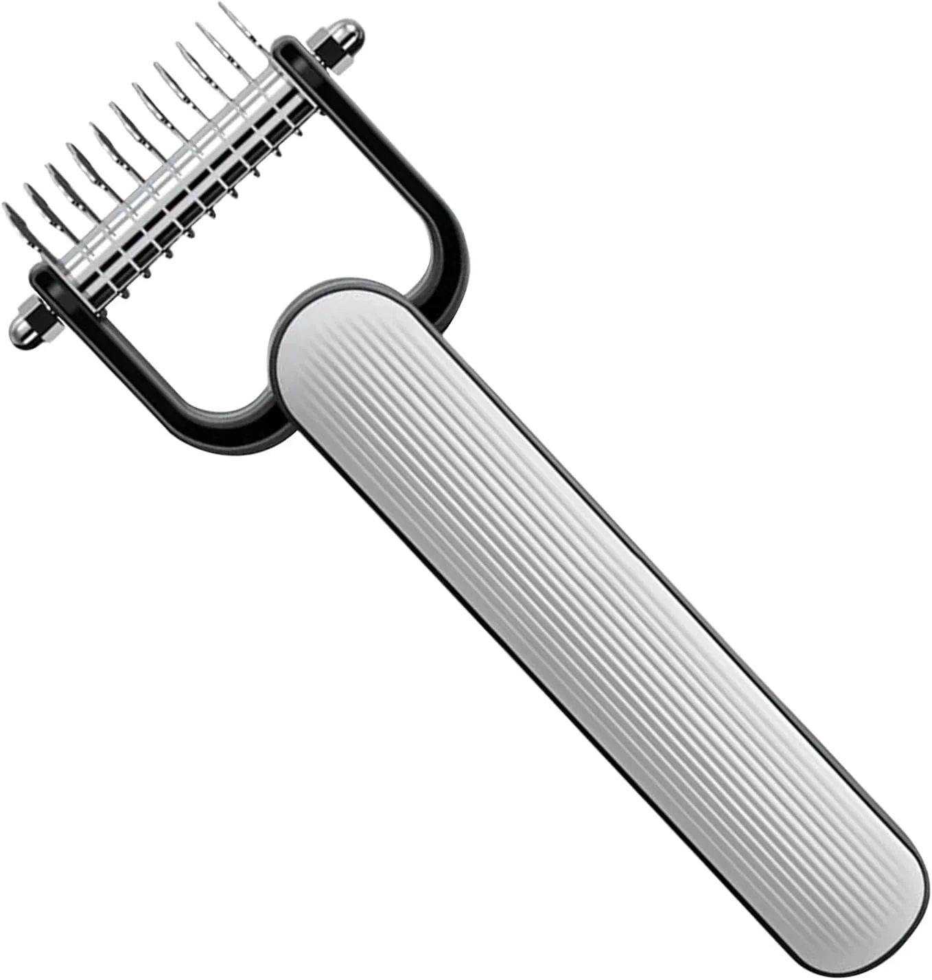 برس سگ برای ریزش مو - برس های سگ برای نظافت - شانه گره باز کن دو طرفه گربه، ابزار ریزش مو برای گلدن دودل، پودل، اسب، حیوانات خانگی